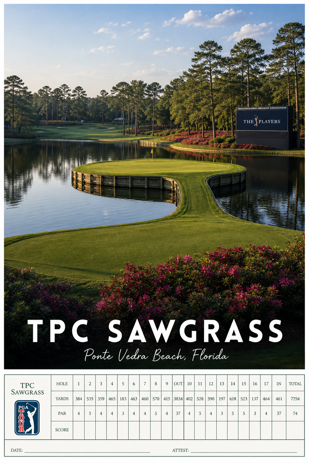 TPC Sawgrass - Scorecard