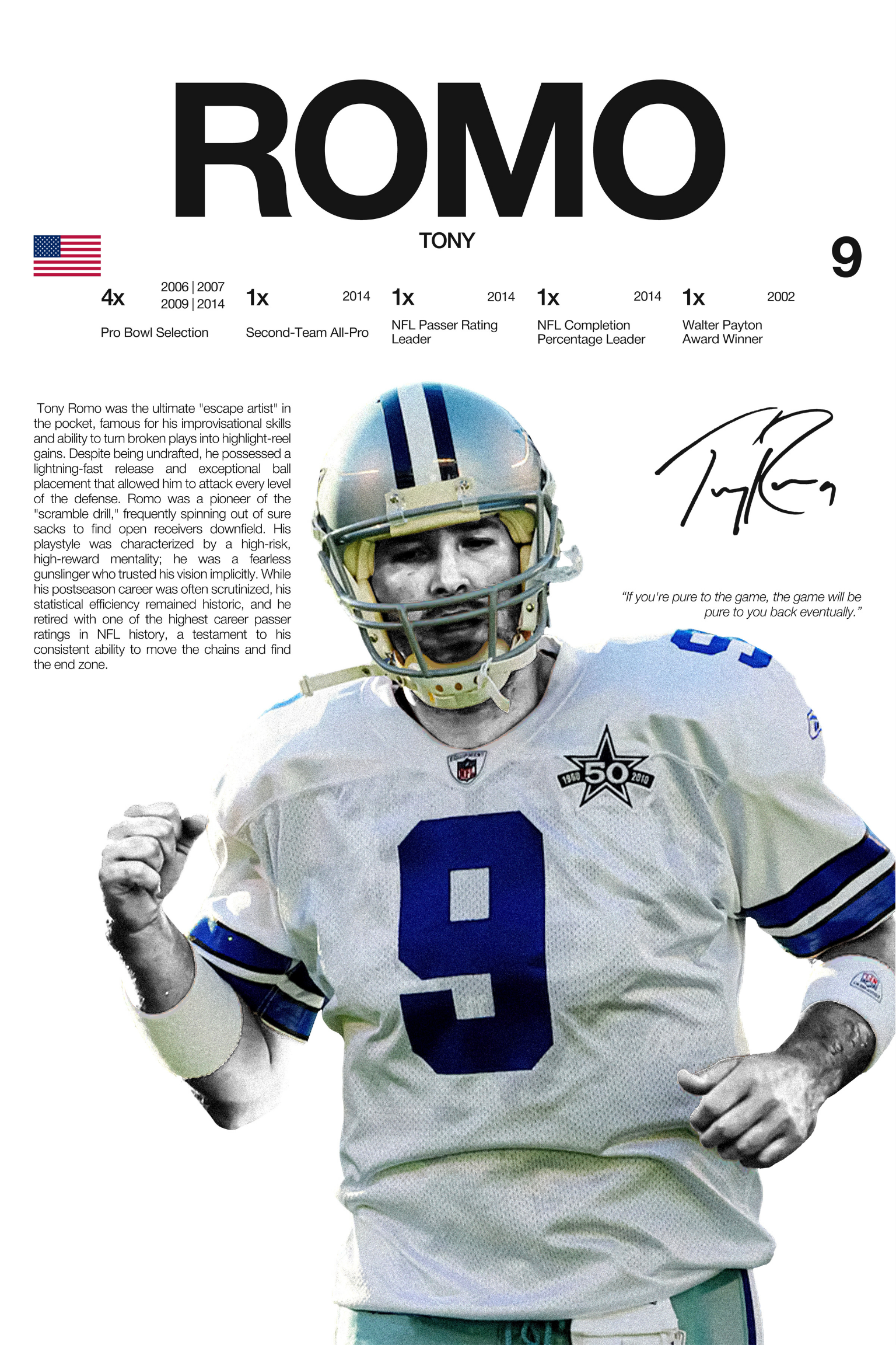 TONY ROMO - HARDLINE SERIES