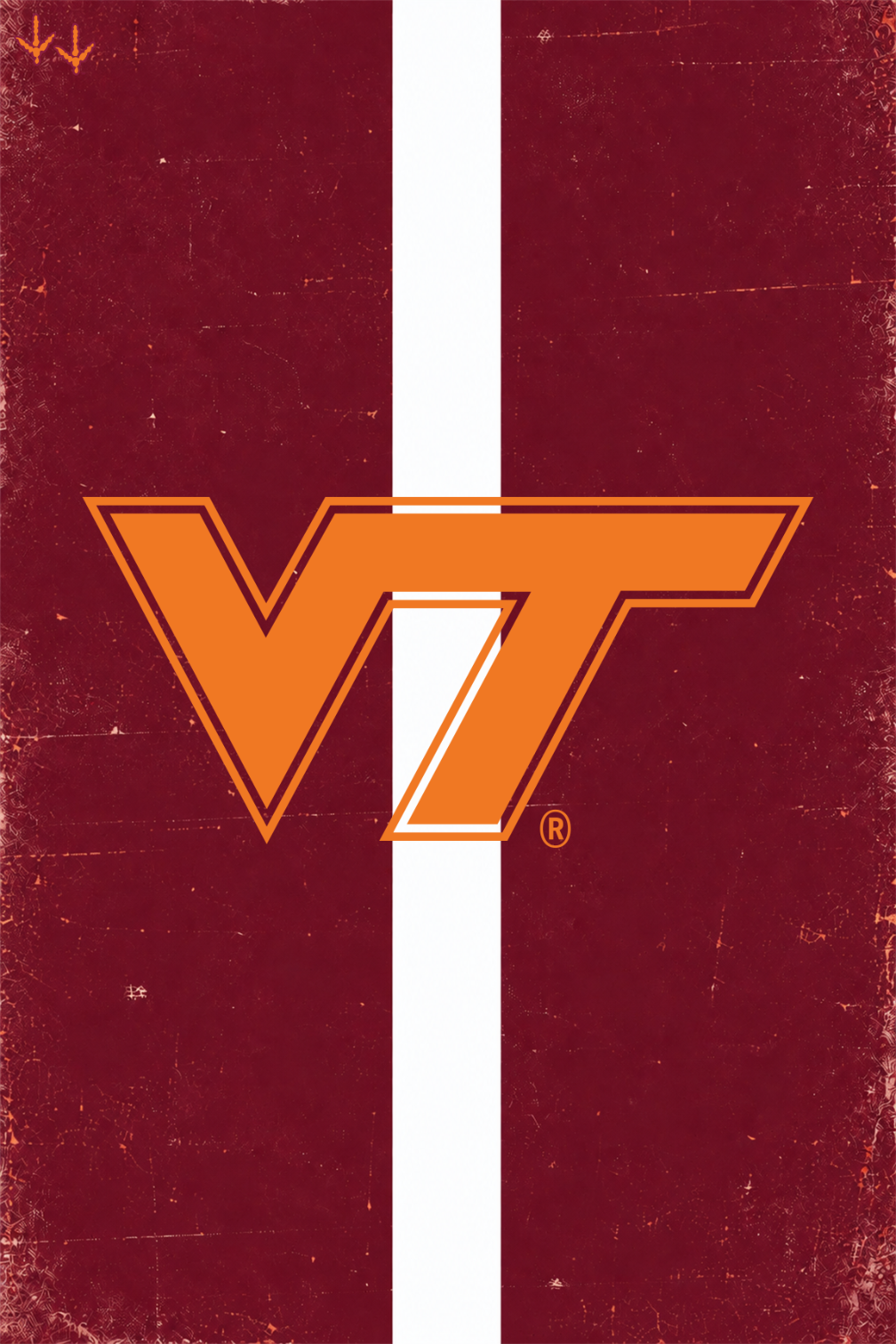 Virginia Tech Pin Stripe