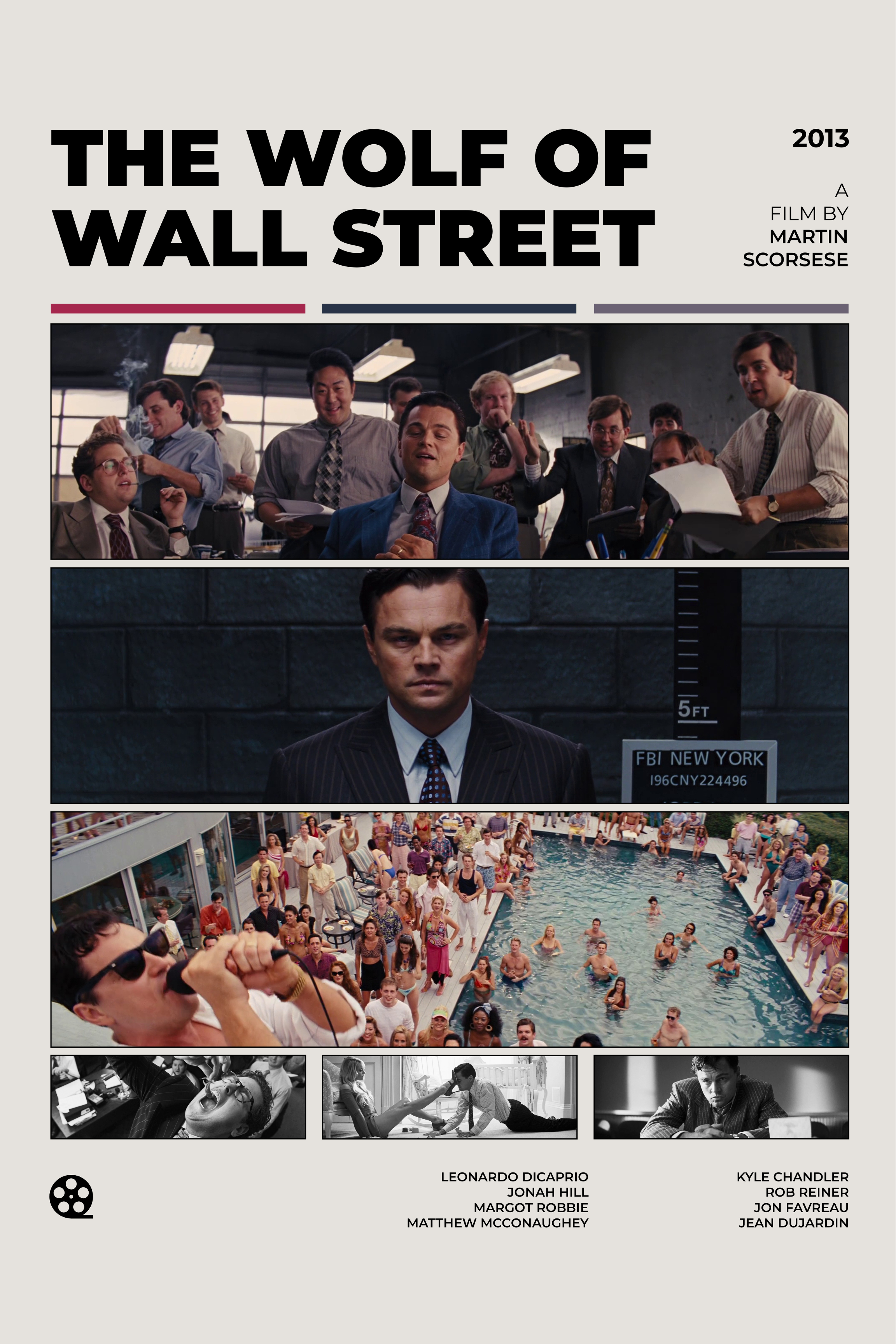 THE WOLF OF WALL STREET - COLLAGE