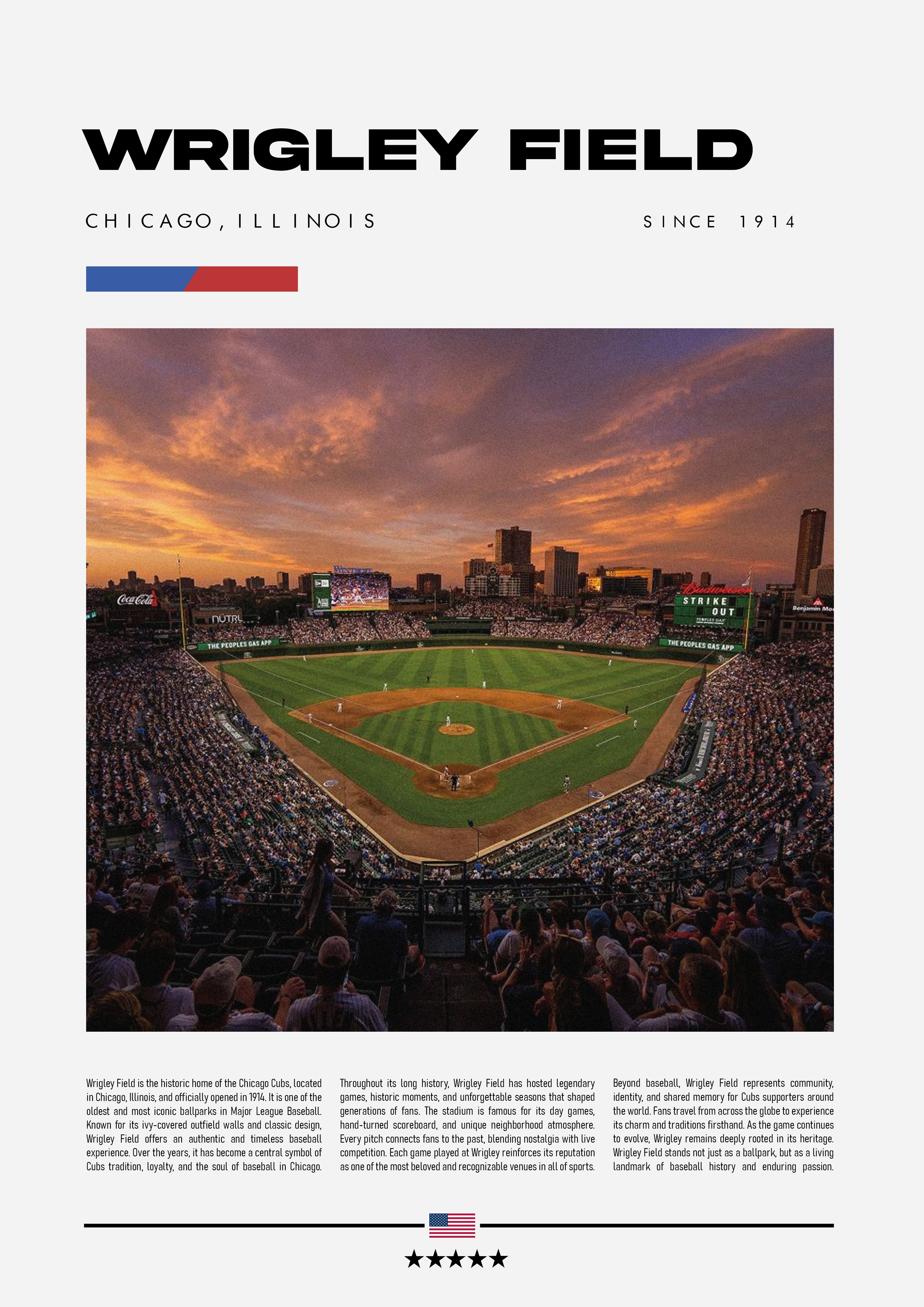 Wrigley Field - Chicago Cubs - Stadium Series
