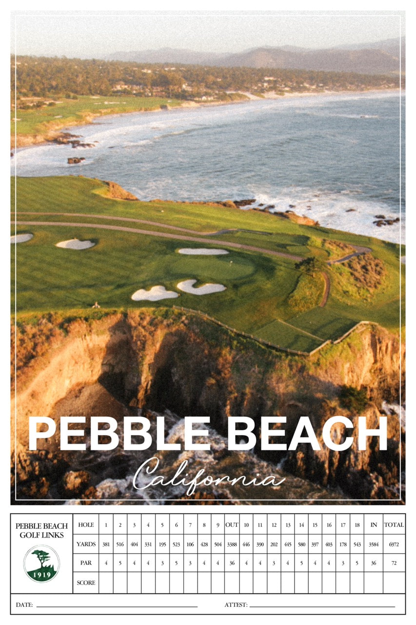 Pebble Beach - Scorecard