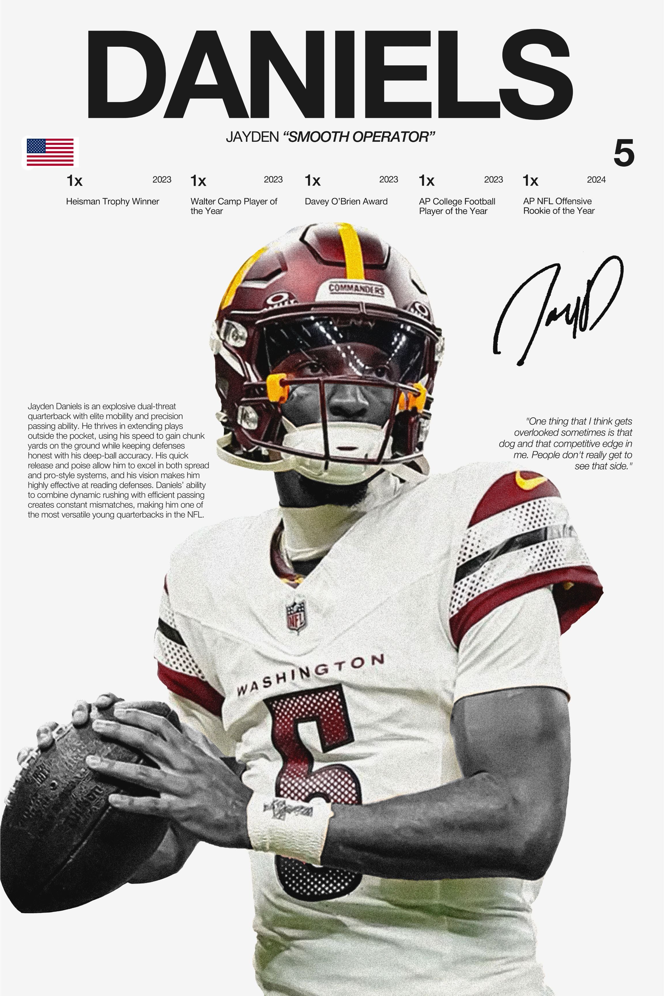 Jayden Daniels - Hardline Series