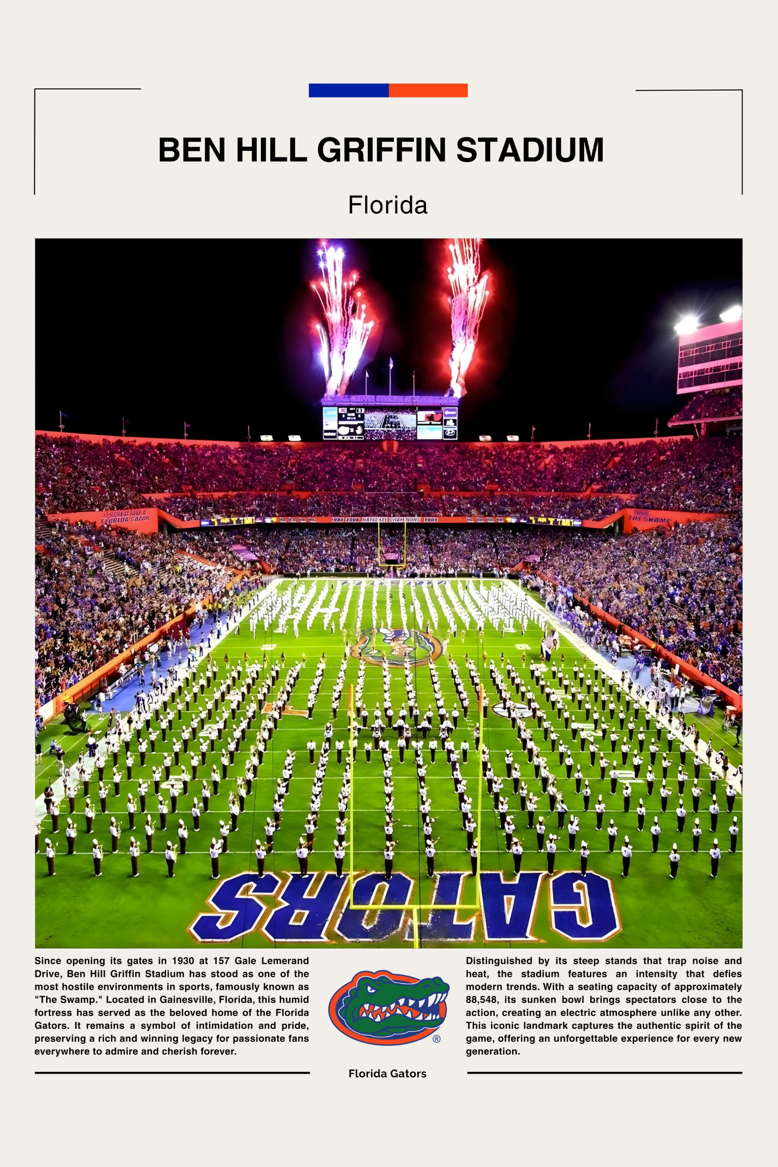 Ben Hill Griffin - Florida Gators - Stadium Series