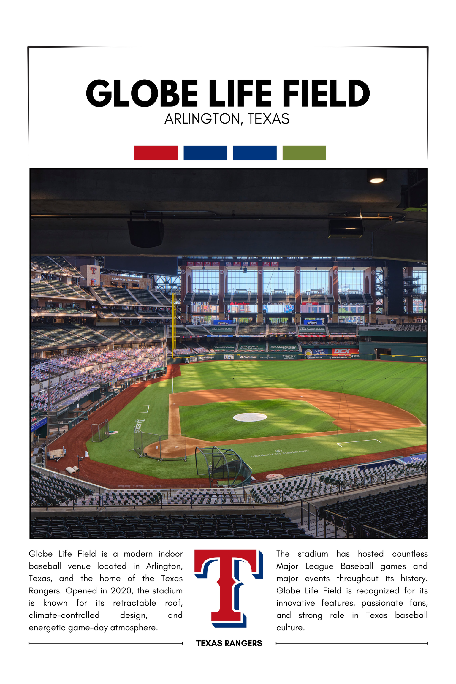 Globe Life Field - Texas Rangers - Stadium Series