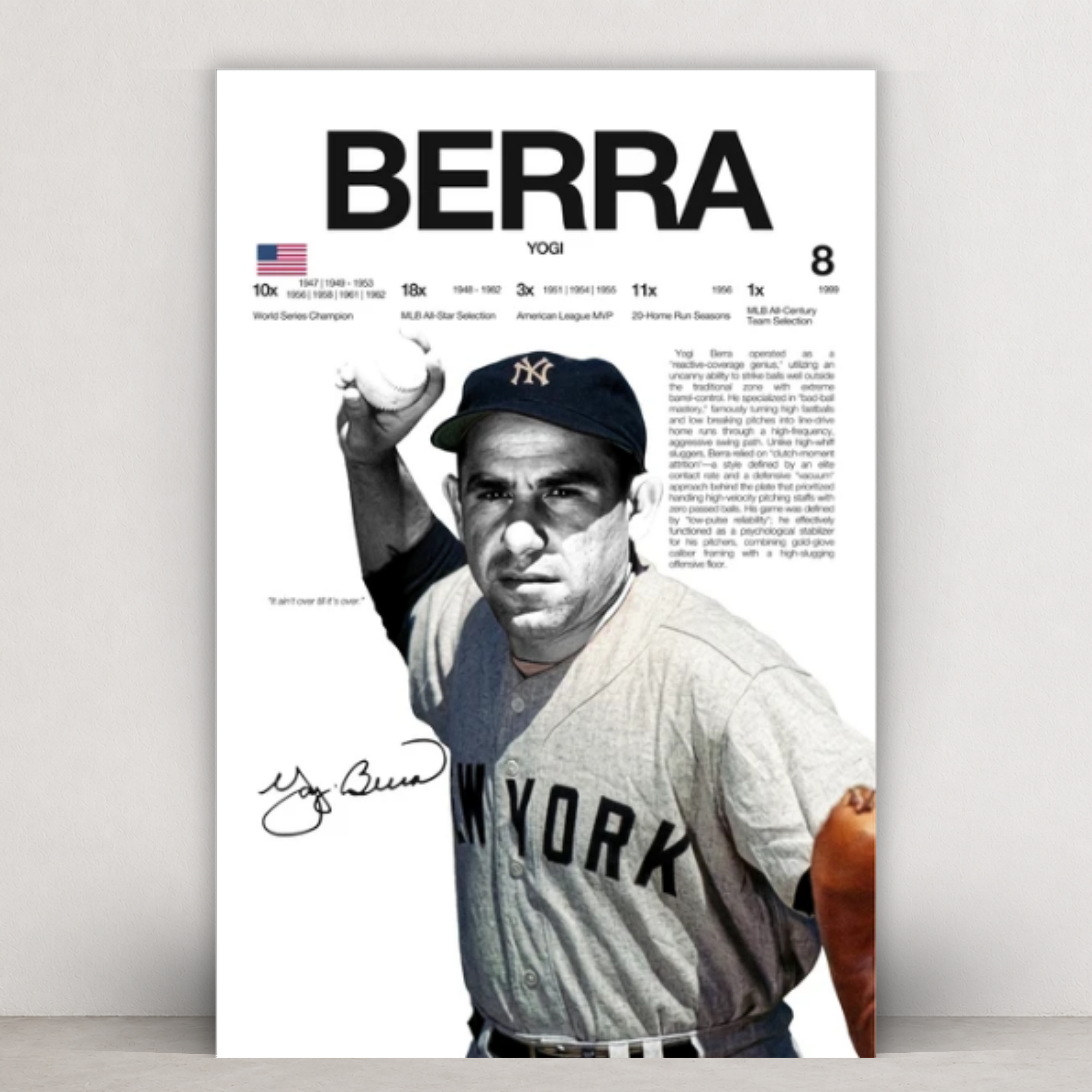 Yogi Berra - Hardline Series