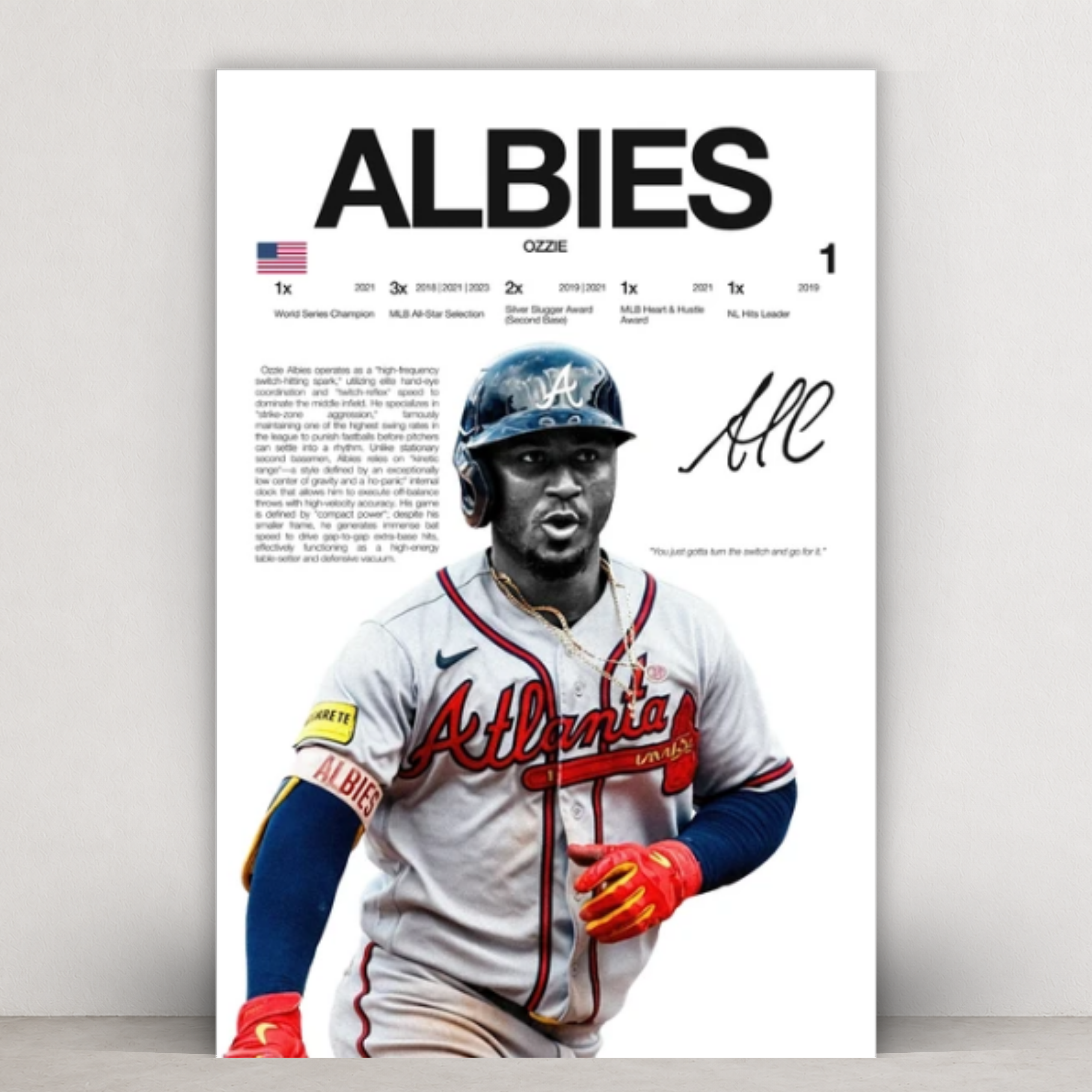 Ozzie Albies - Hardline Series