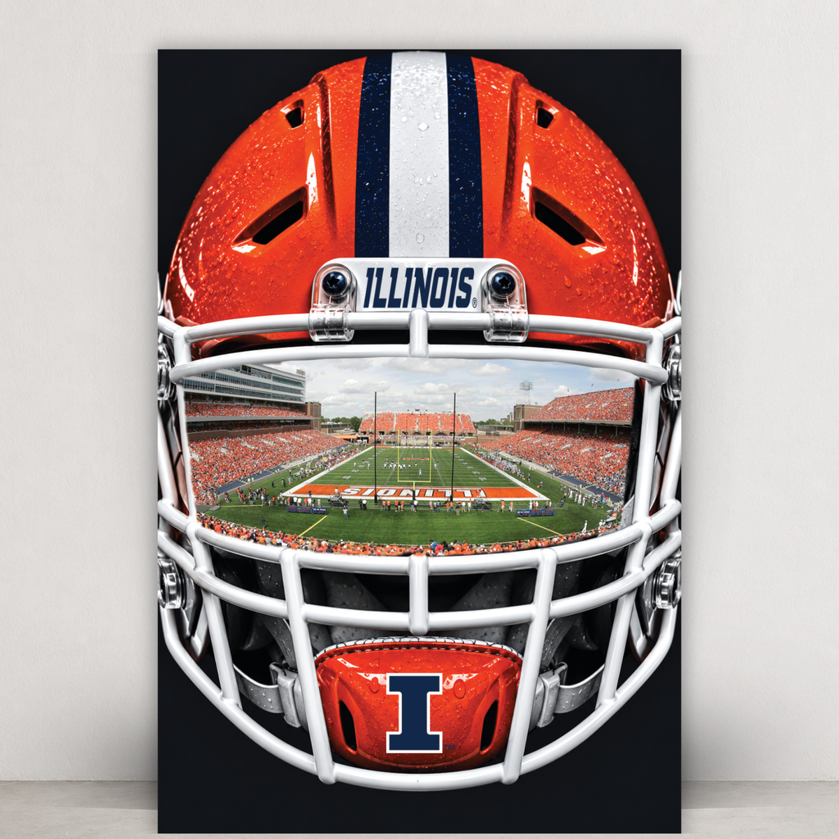 Illinois Football Helmet