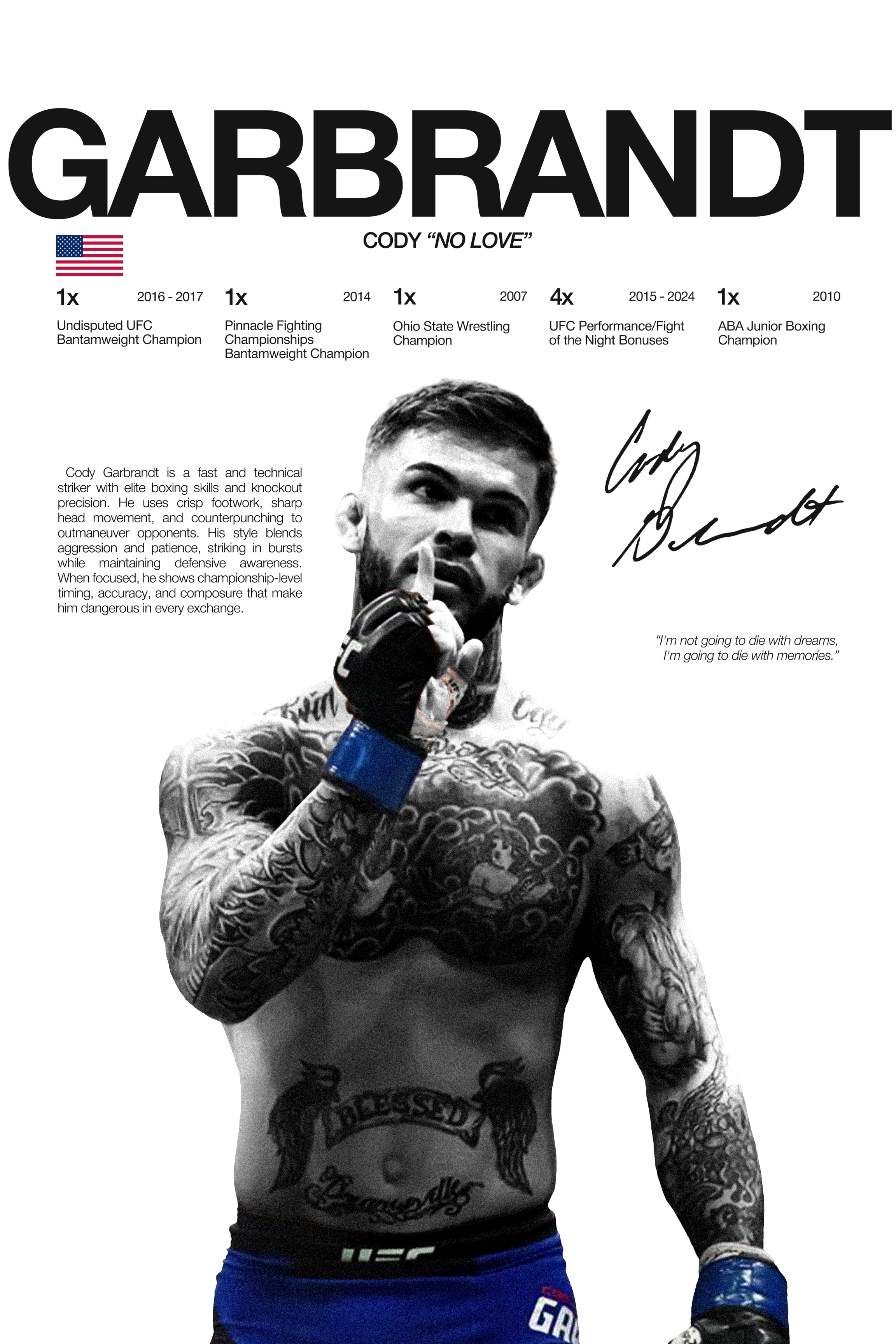 Cody Garbrandt - Hardline Series