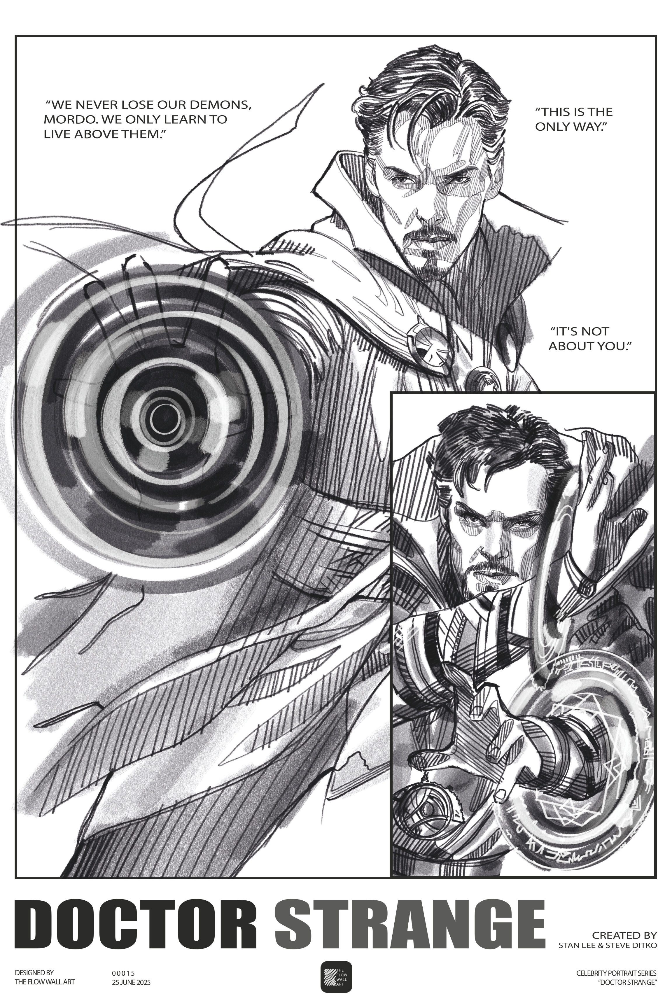 DOCTOR STRANGE - HAND DRAWN