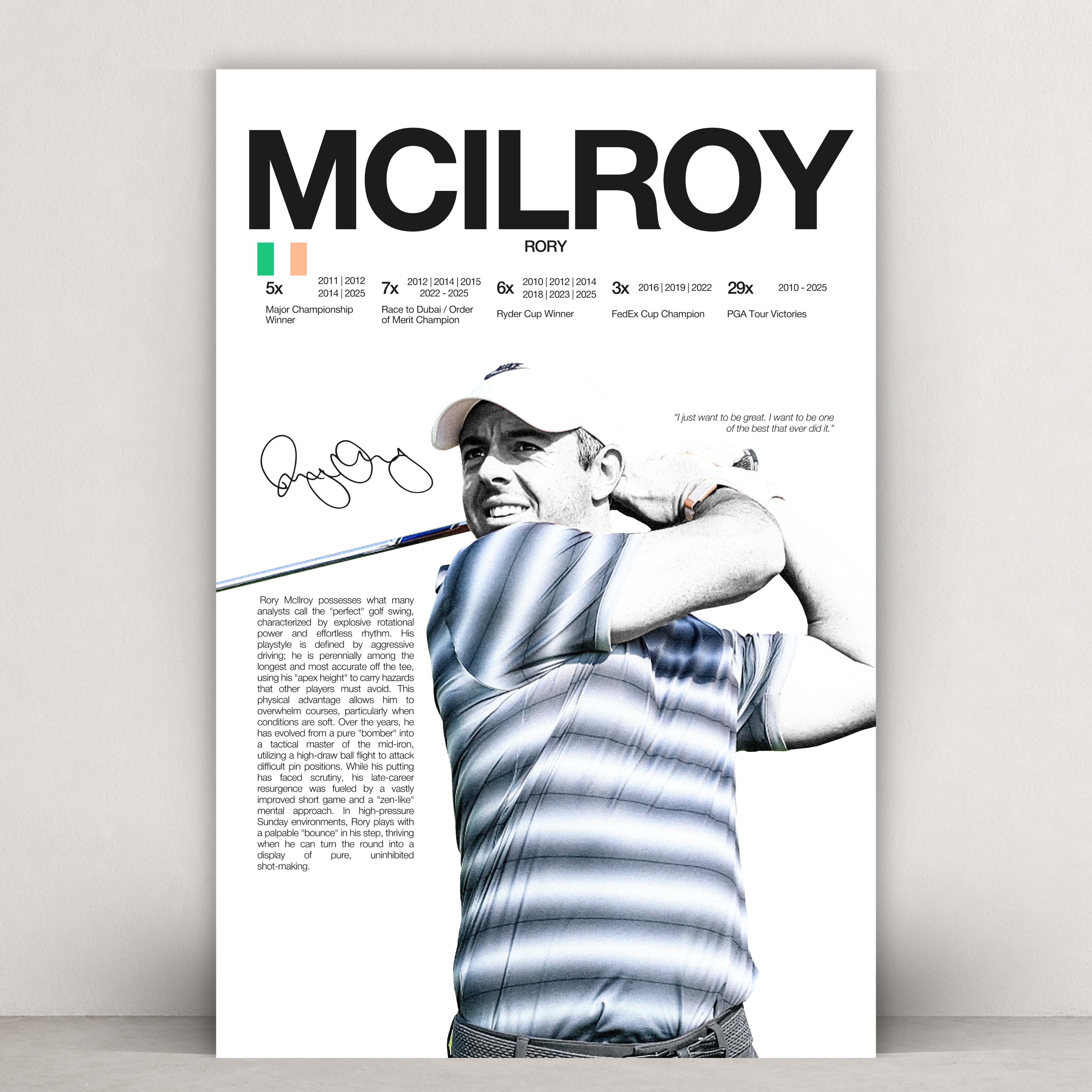 Rory McIlory - Hardline Series