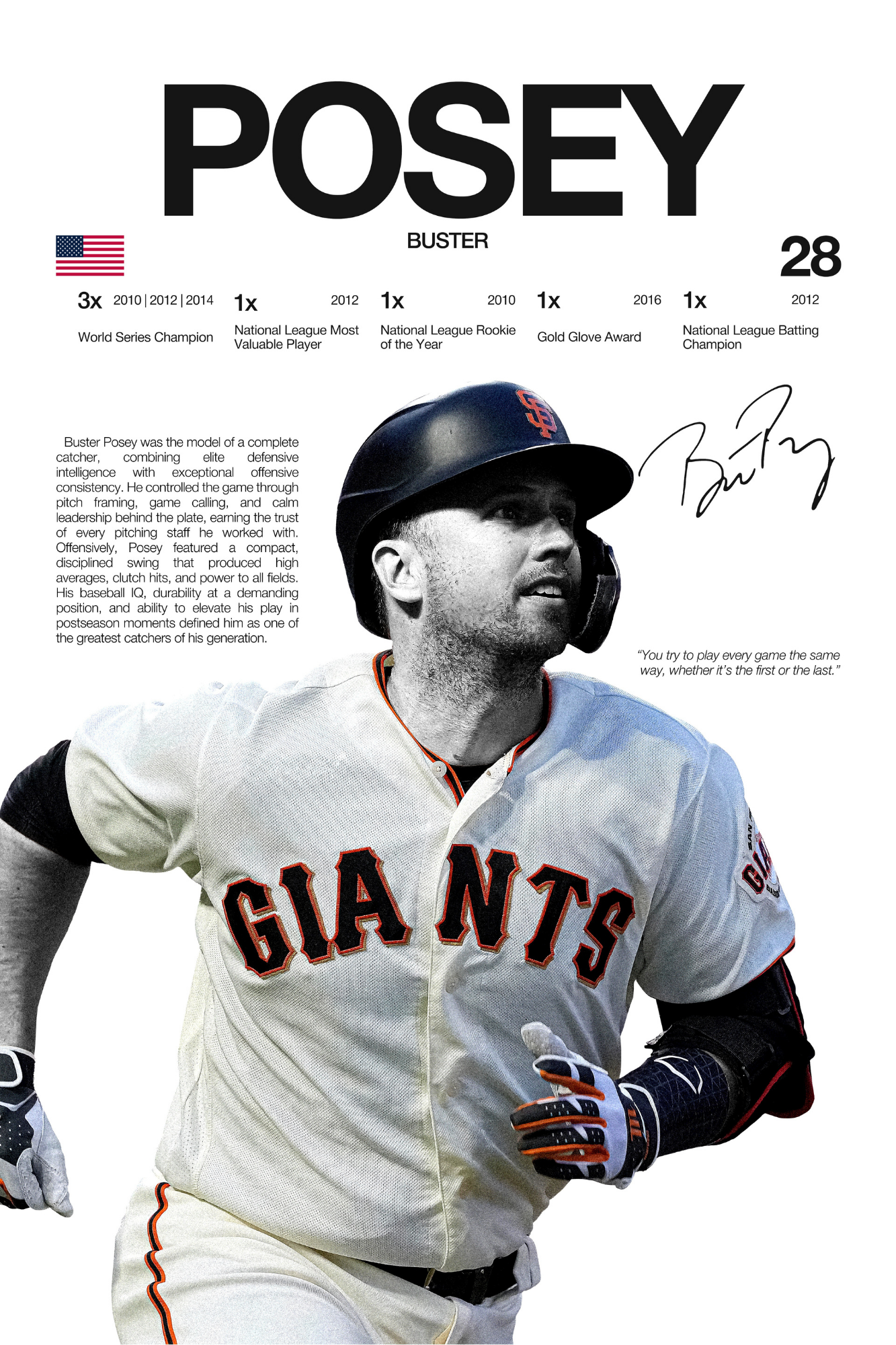 Buster Posey - Hardline Series