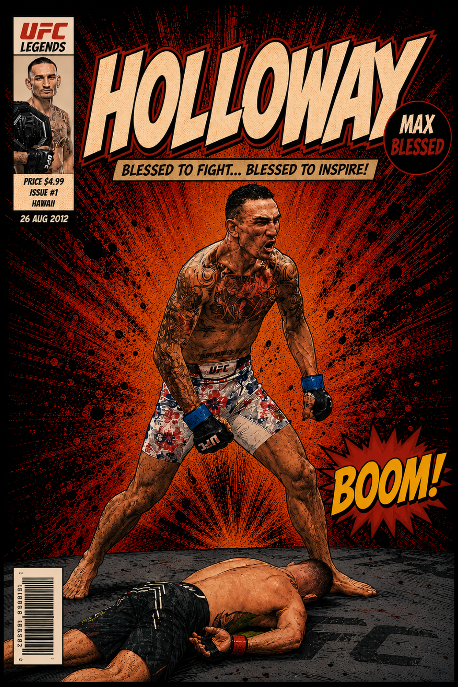 Max Holloway - Comic book