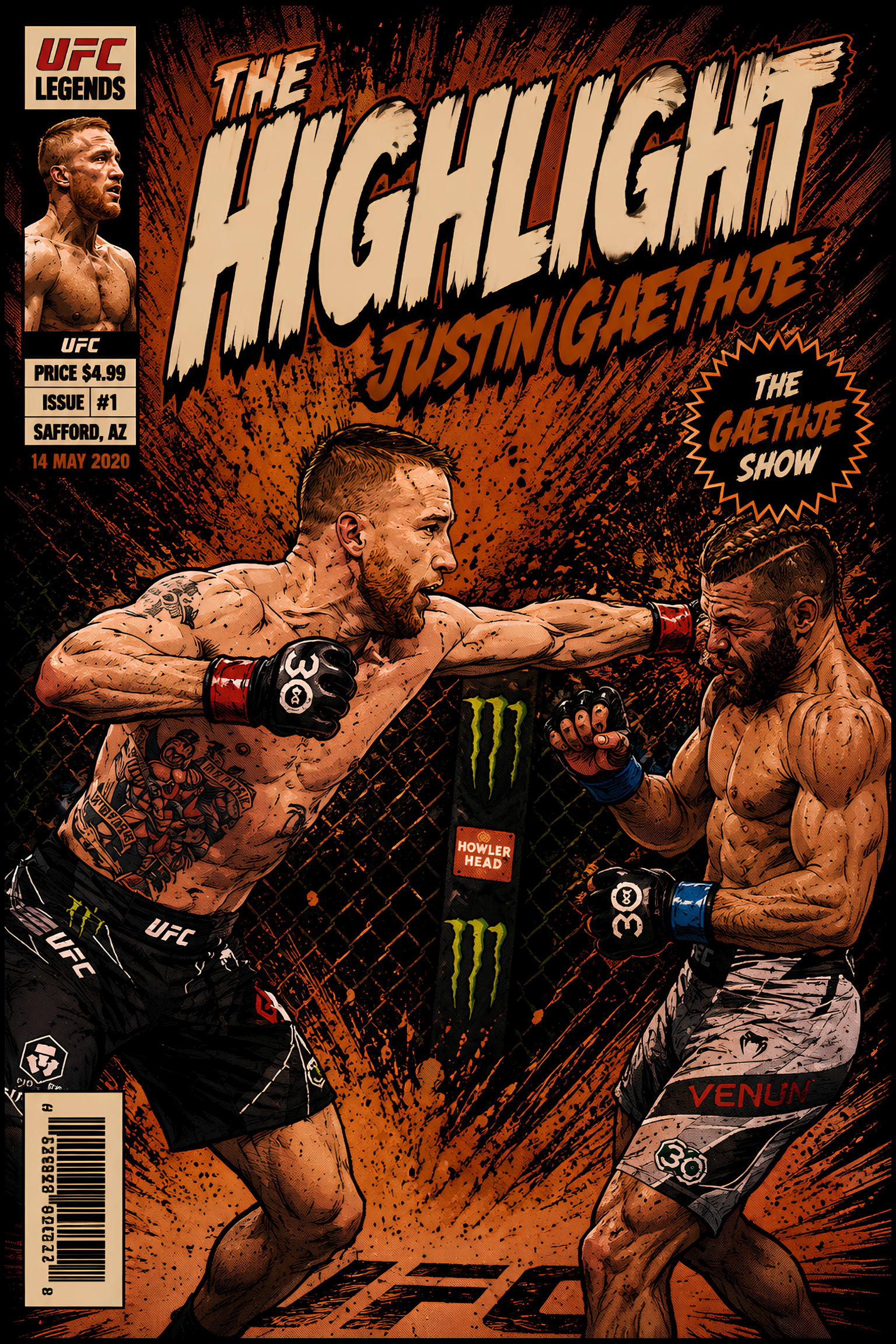 Justin Gaethje - Comic Book