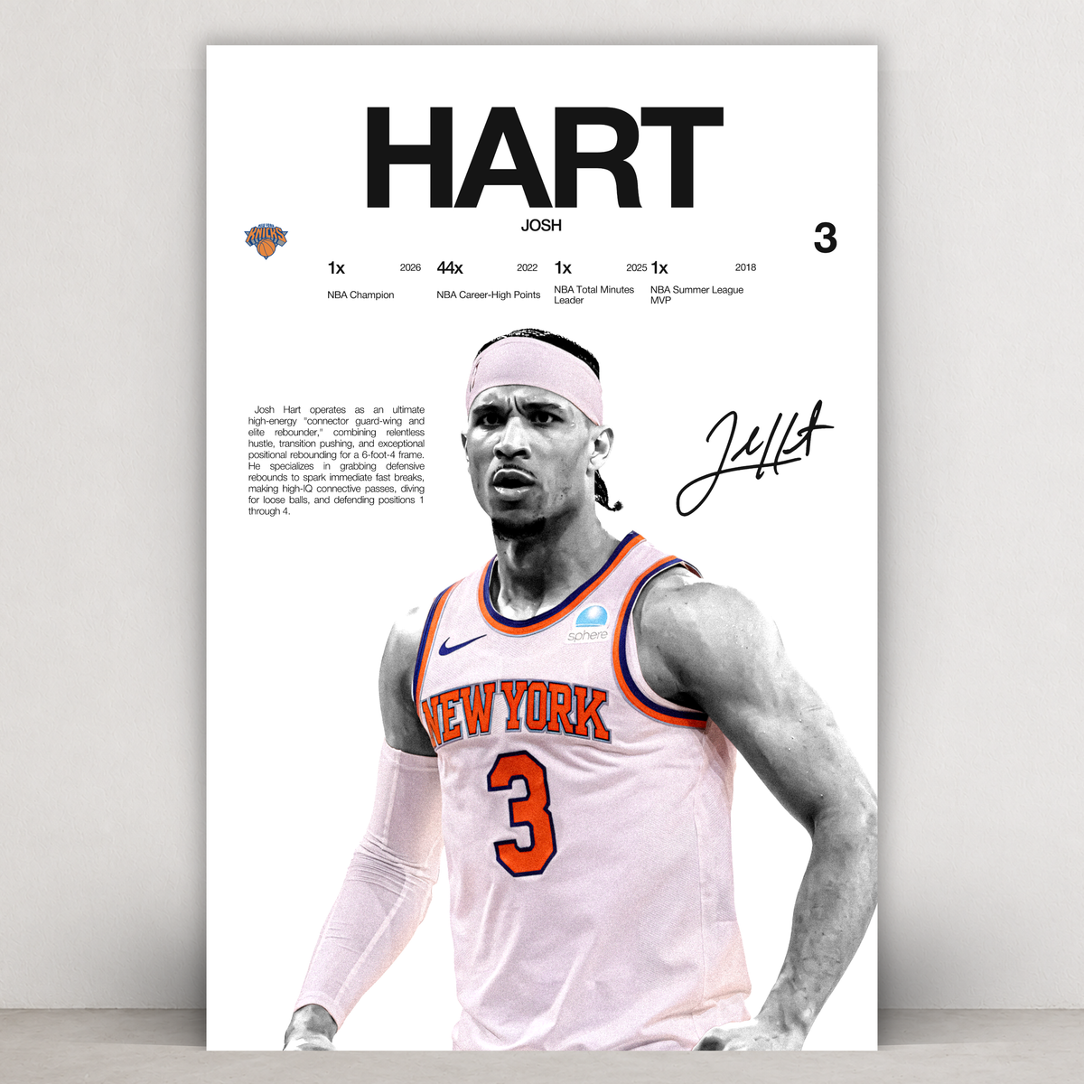 Josh Hart - Hardline Series