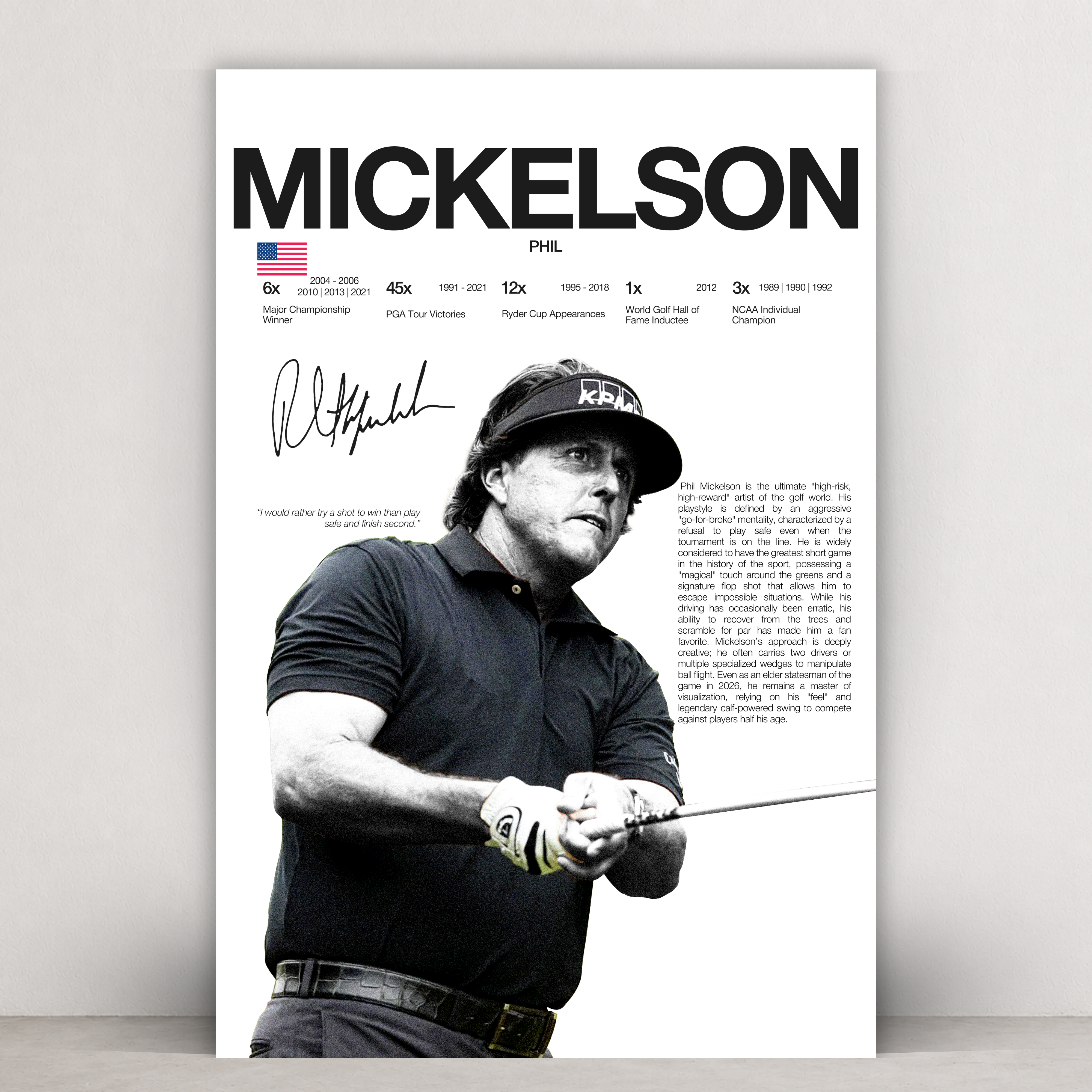 PHIL MICKELSON - Hardline Series