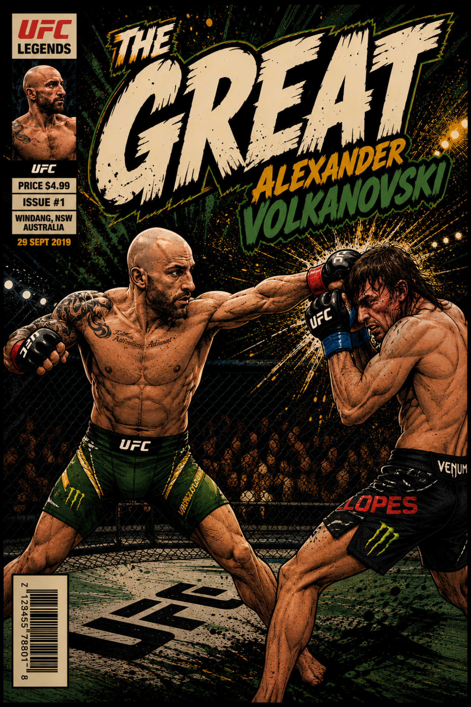 Alex Volkanovski - Comic Book