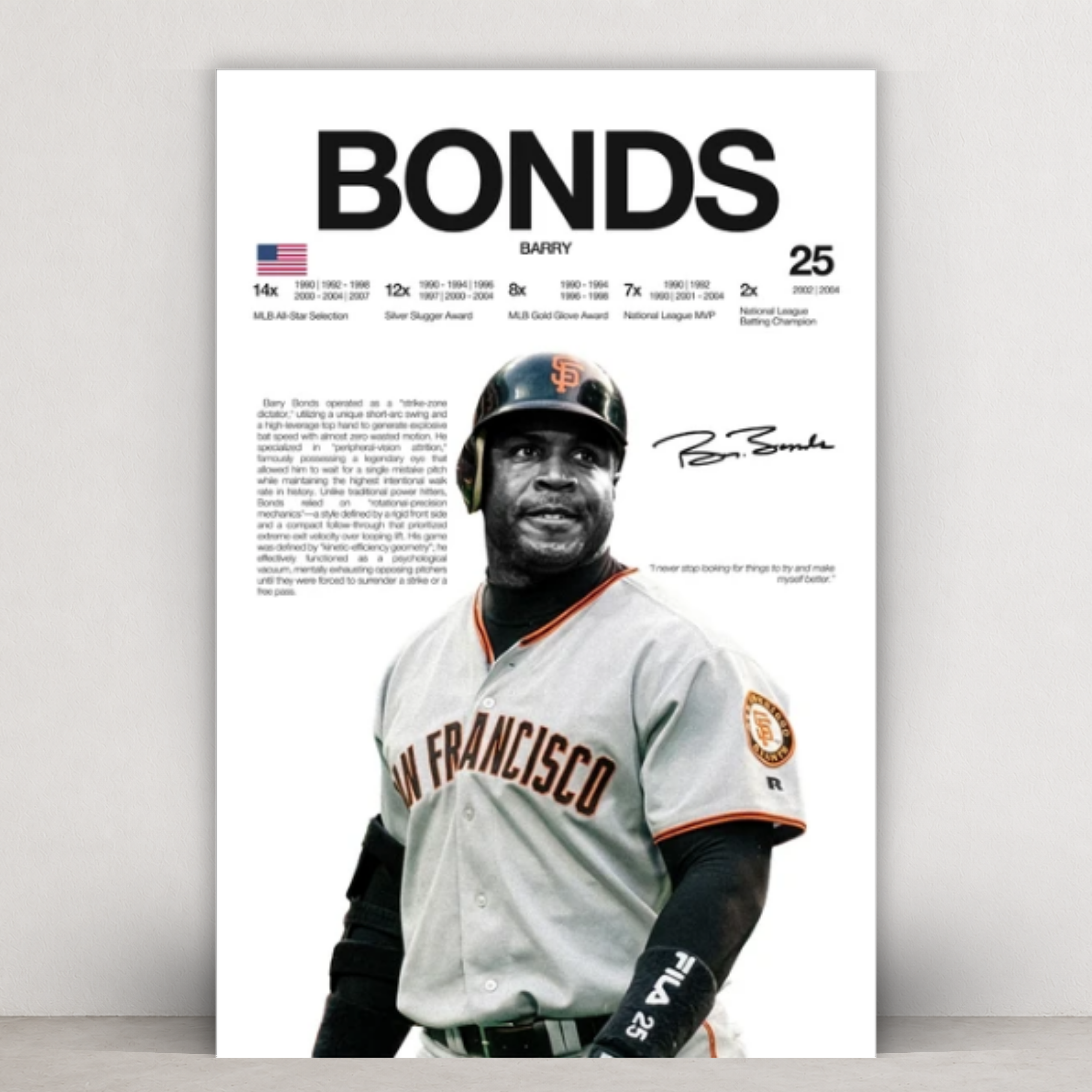 Barry Bonds - Hardline Series