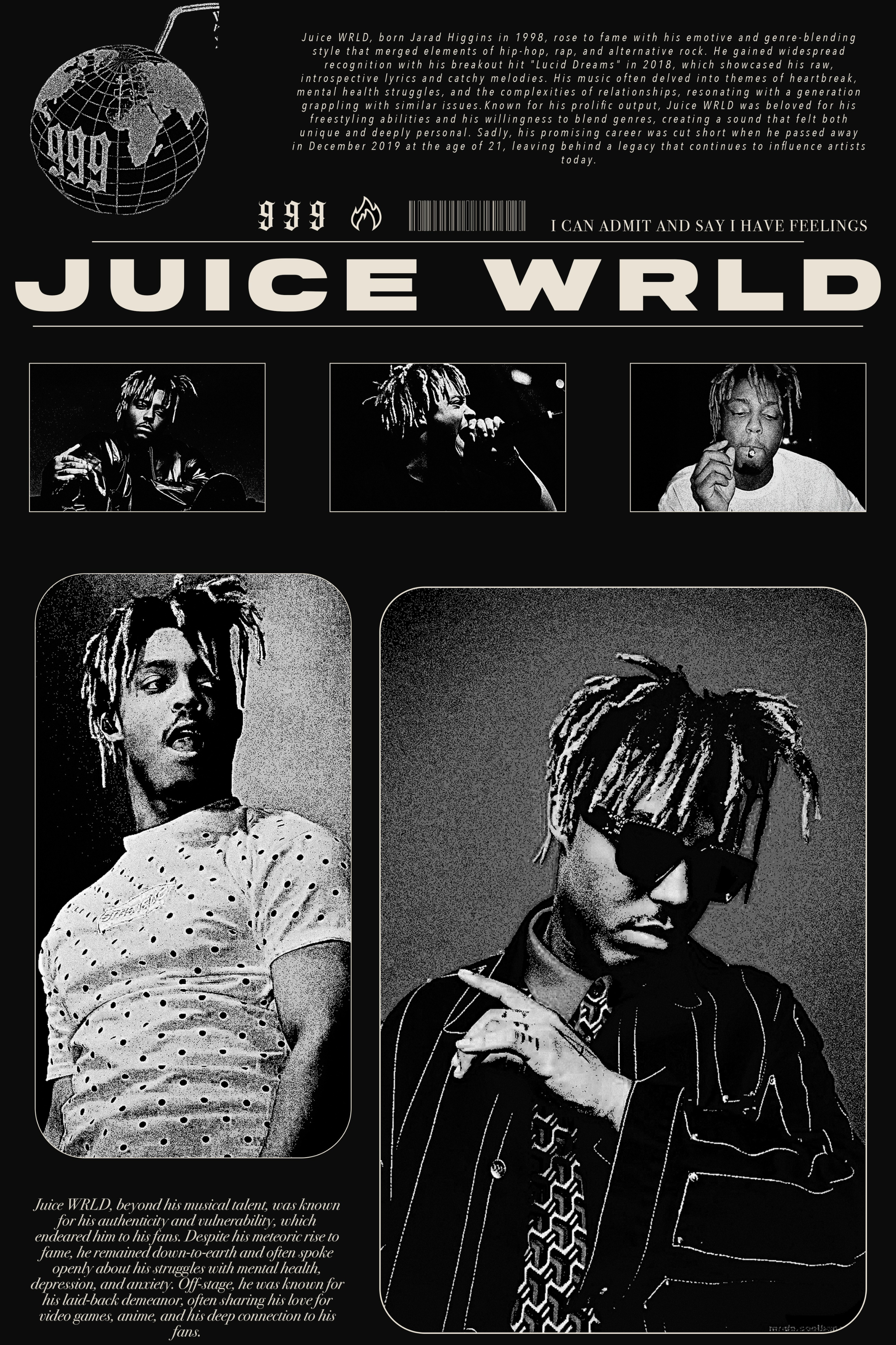 Juice Wrld - Mood Board