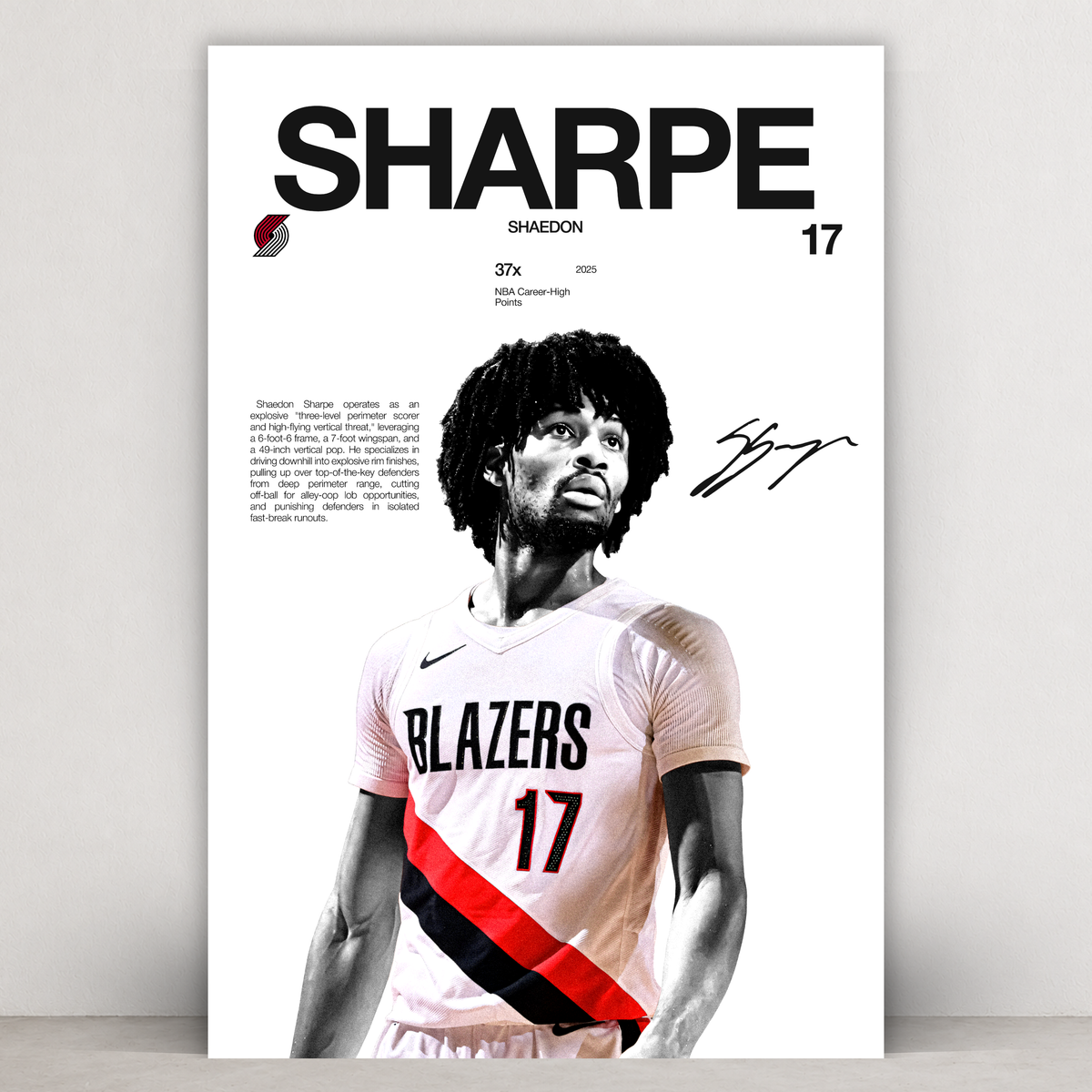 Shaedon Sharpe - Hardline Series