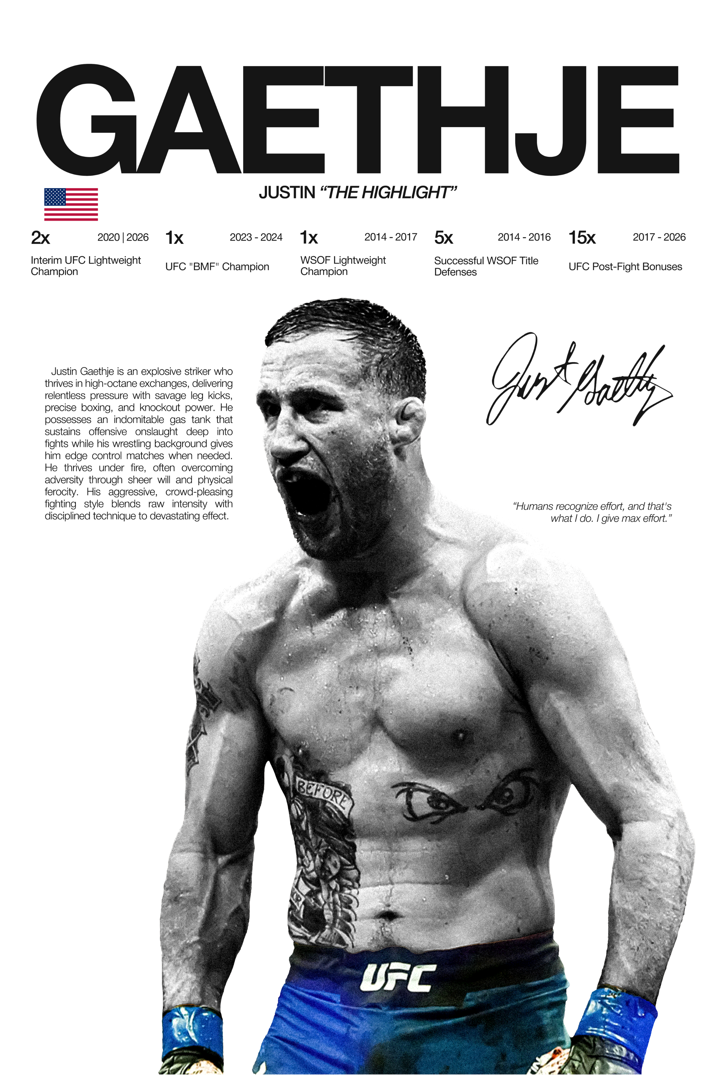 Justin Gaethje - Hardline Series