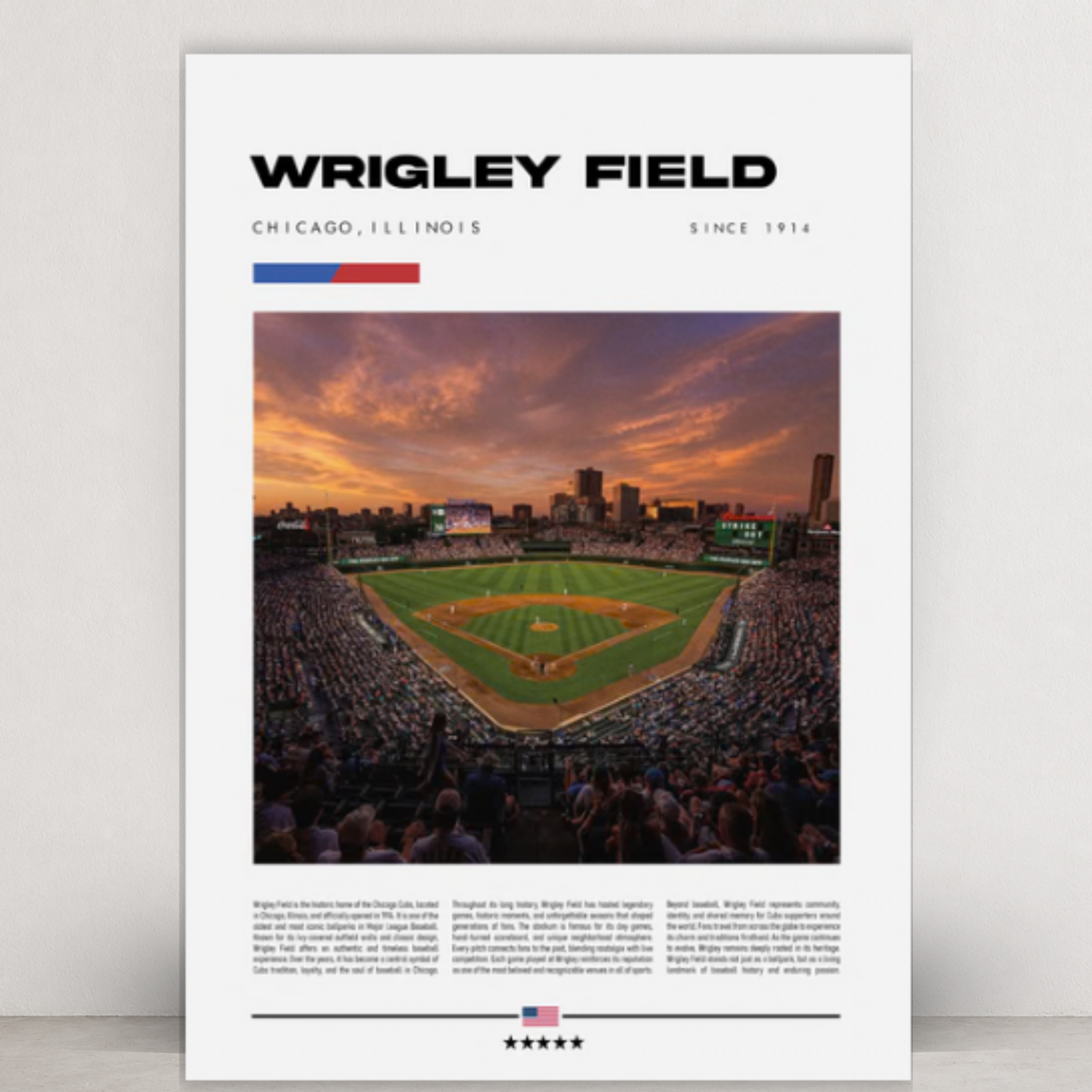 Wrigley Field  - Chicago Cubs  - Stadium Series