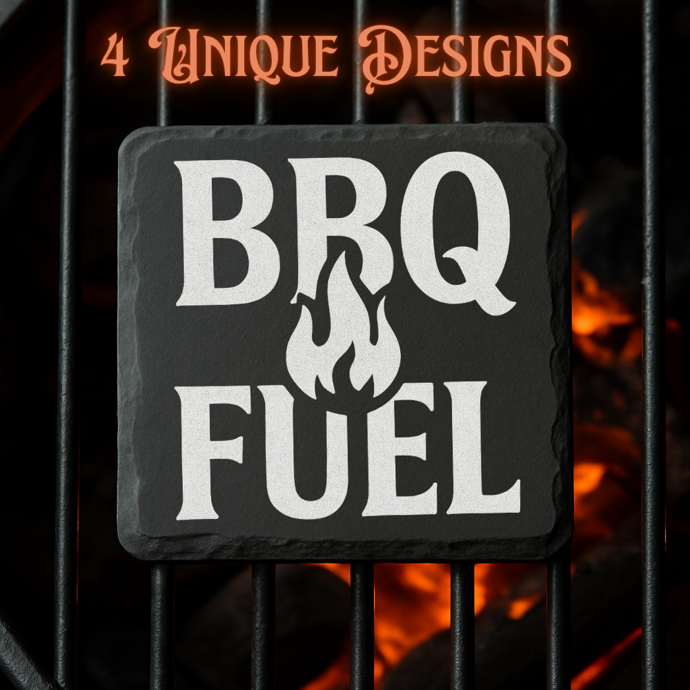 Grill Master Coasters - Slate Coaster 4 Pack