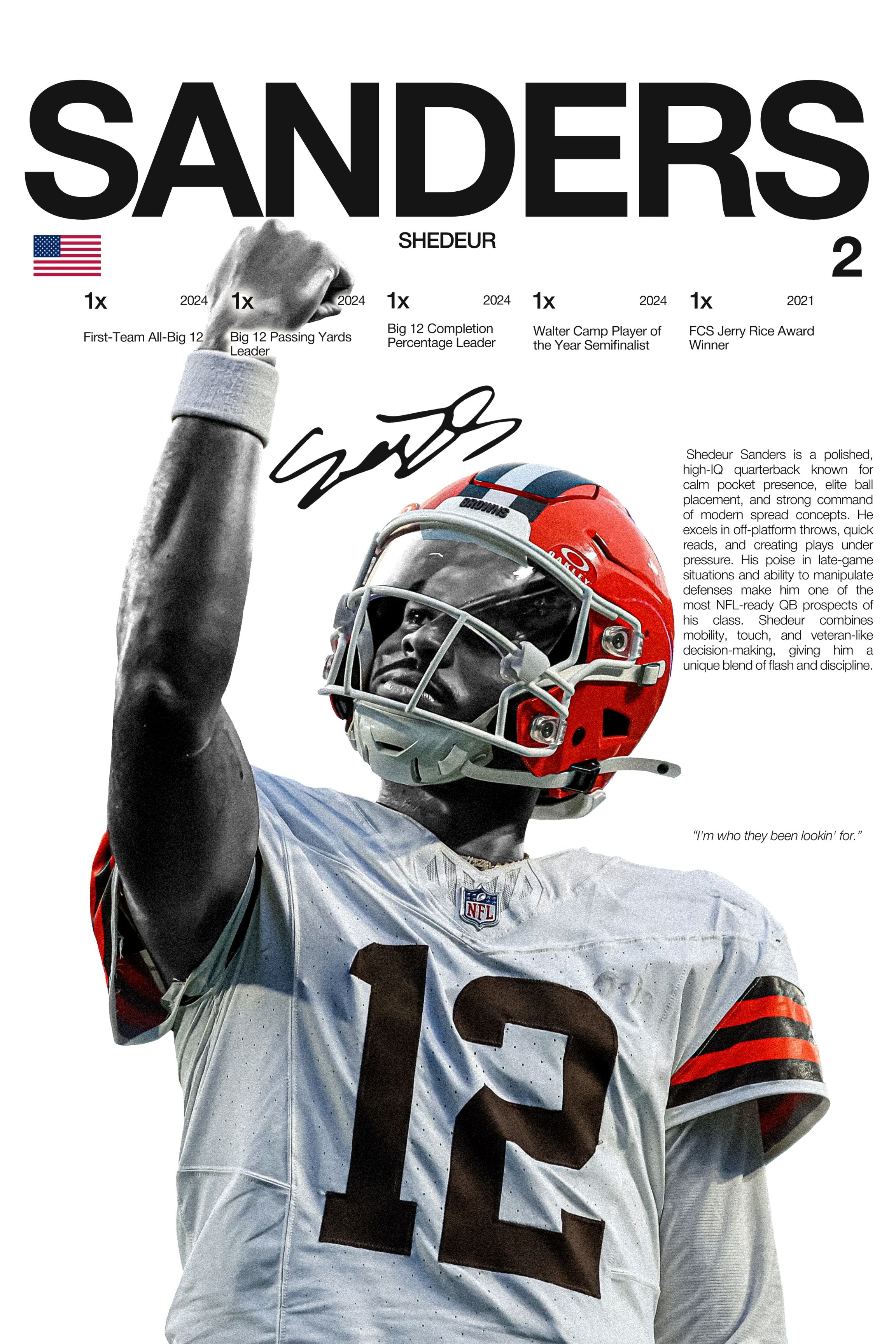 SHEDEUR SANDERS - HARDLINE SERIES