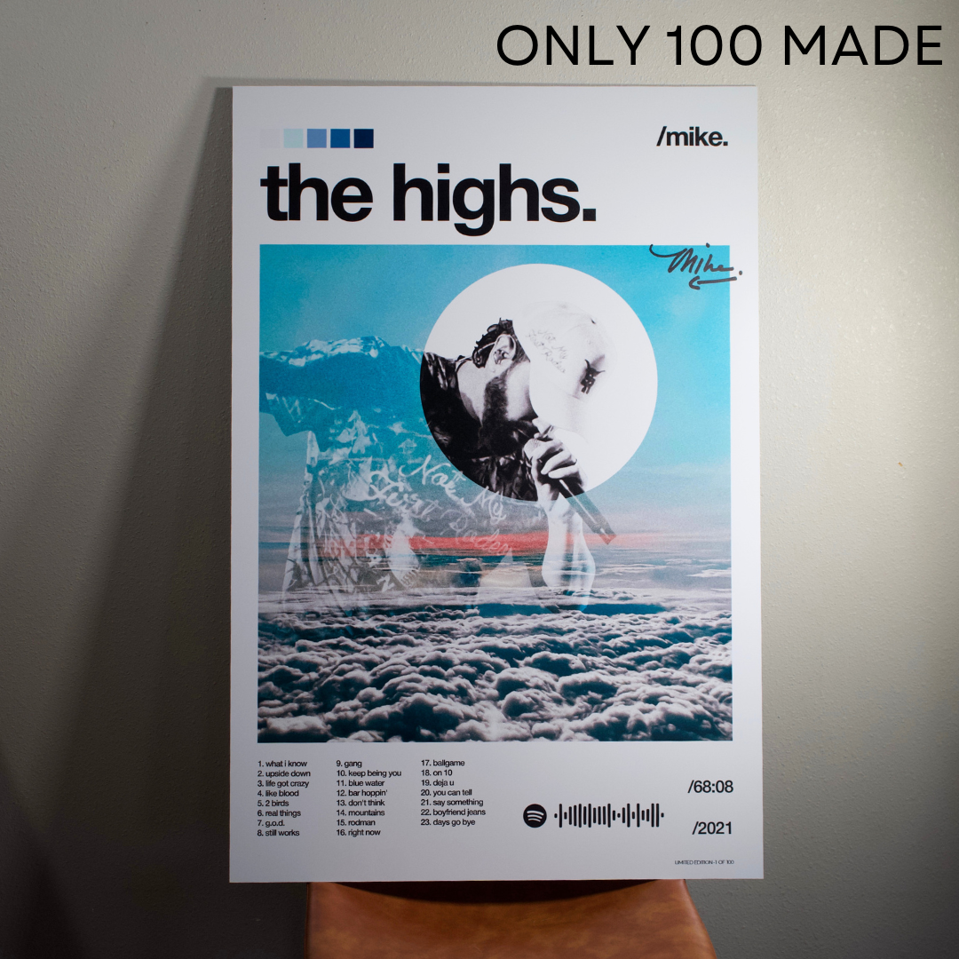 the highs. - Limited Edition Metal Print