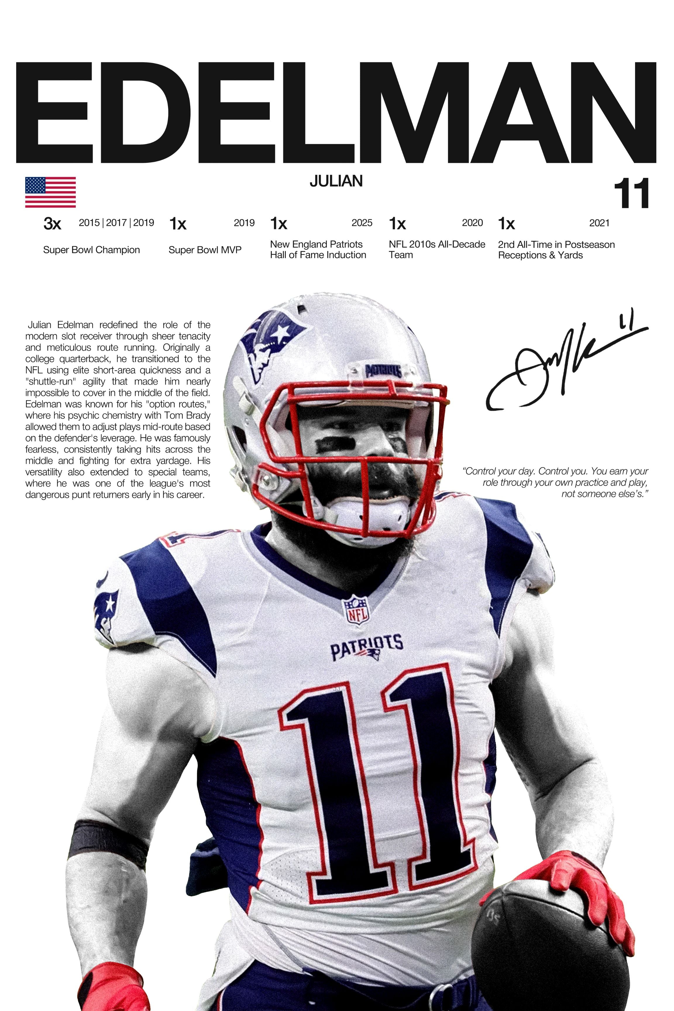 JULIAN EDELMAN - HARDLINE SERIES