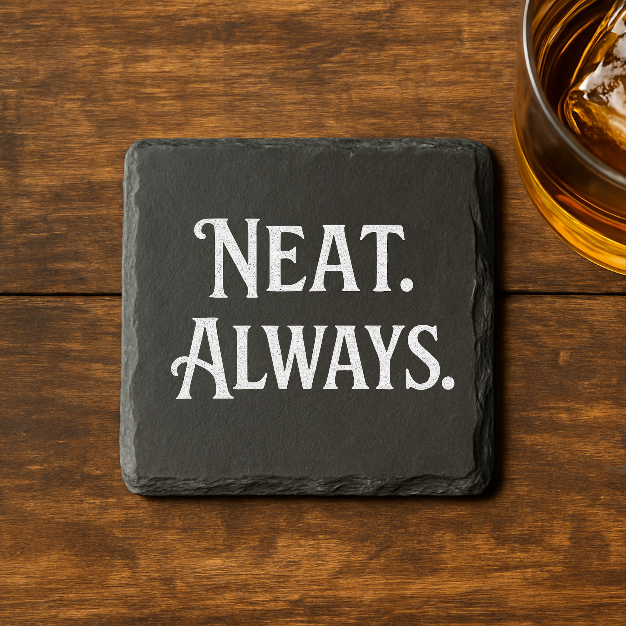 Whiskey Lover Coasters - Slate Coaster 4 Pack