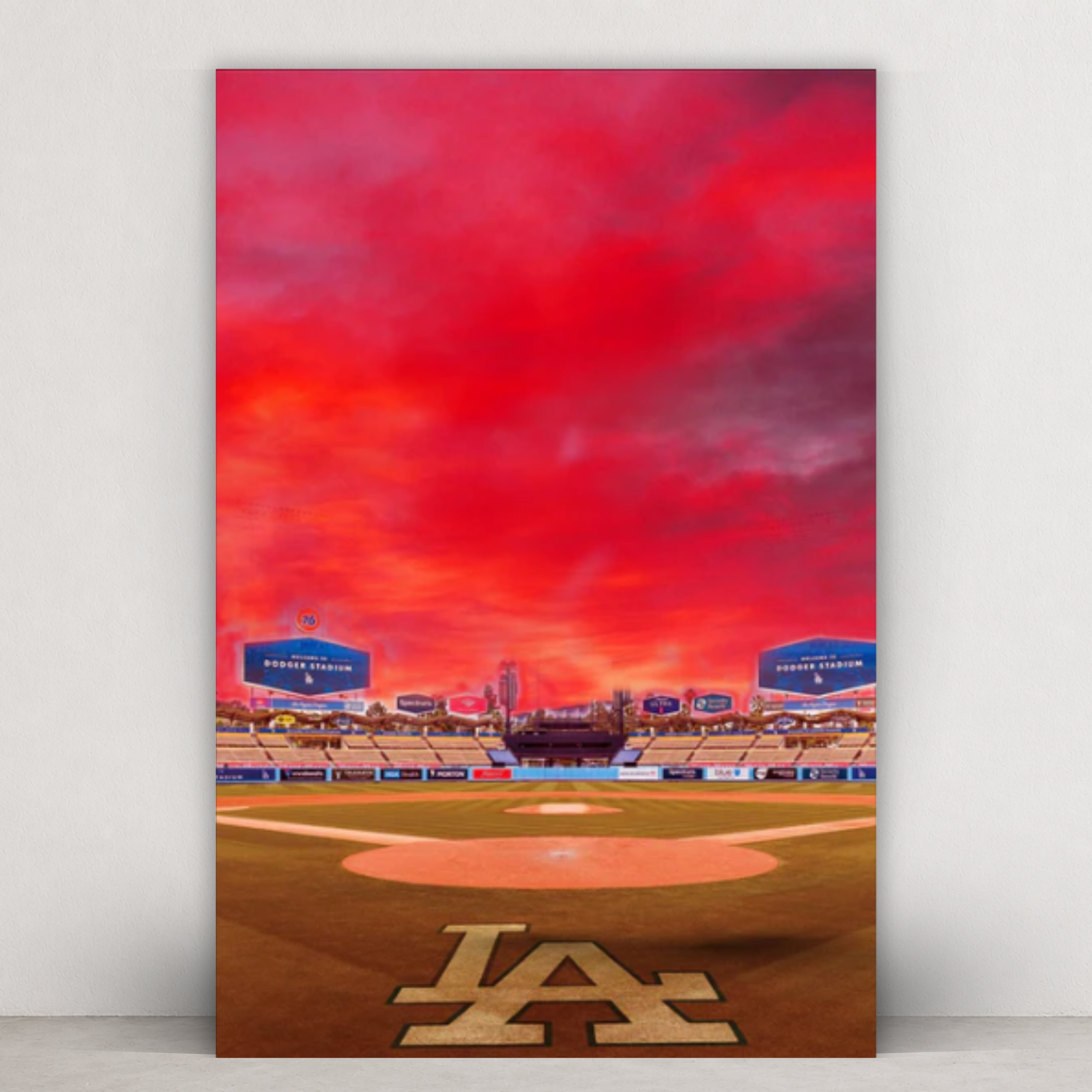 DODGER STADIUM SUNSET