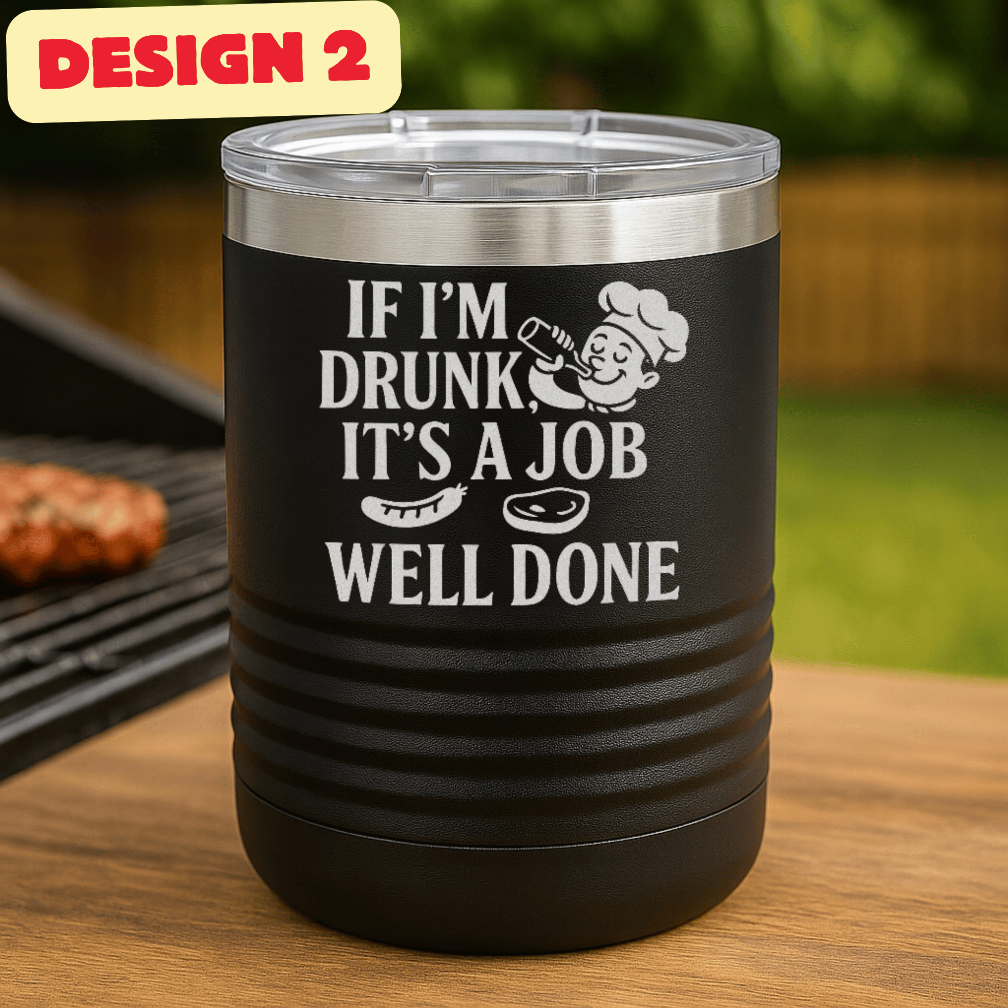 Grill Master Tumblers - Custom BBQ Cup