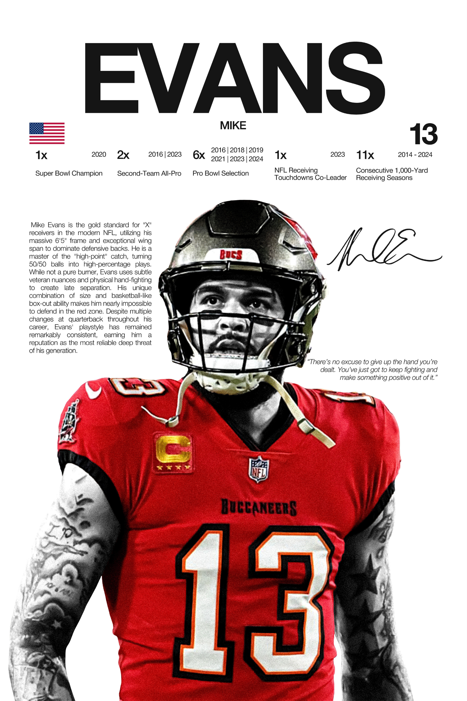 MIKE EVANS - HARDLINE SERIES