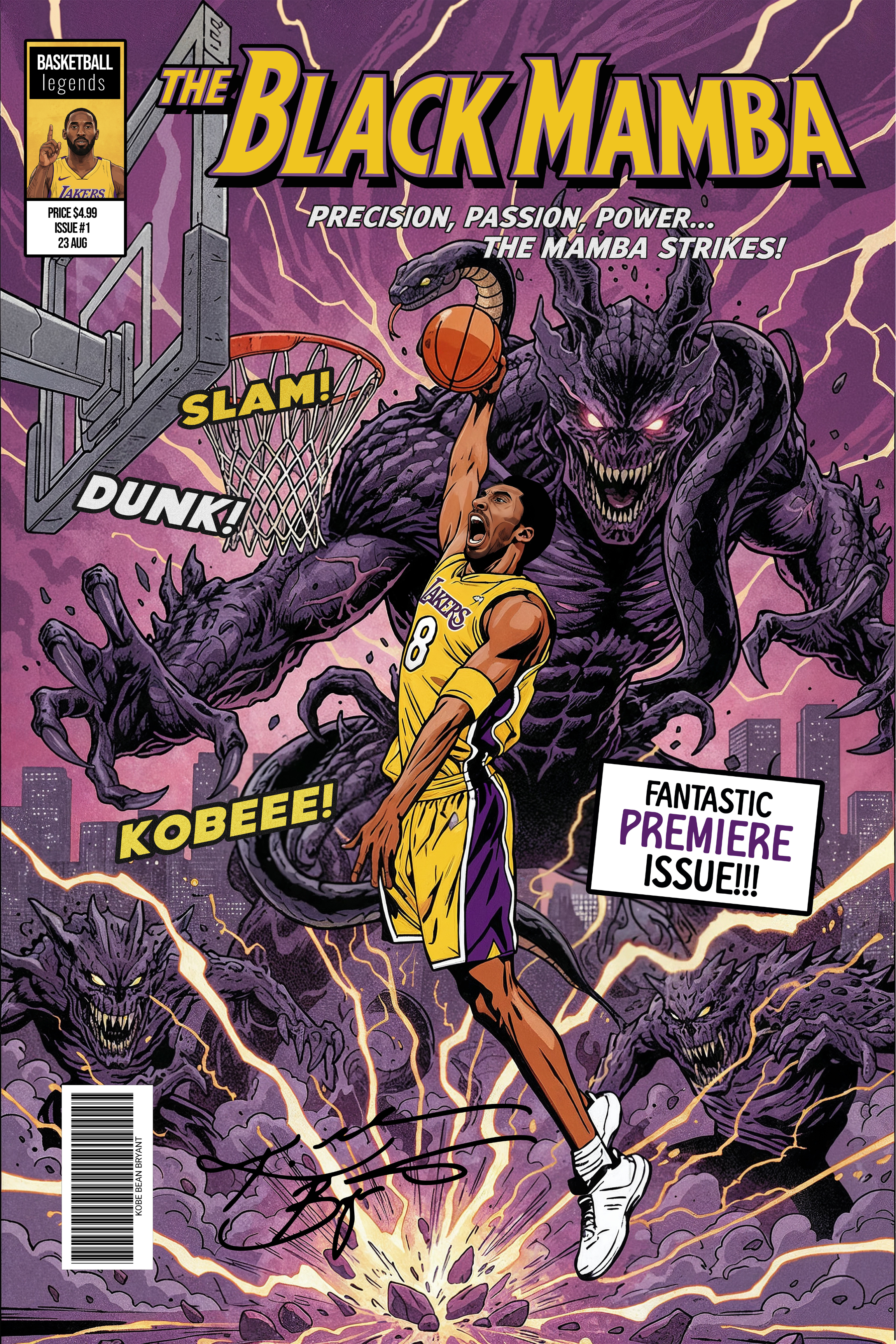 KOBE - BLACK MAMBA COMIC