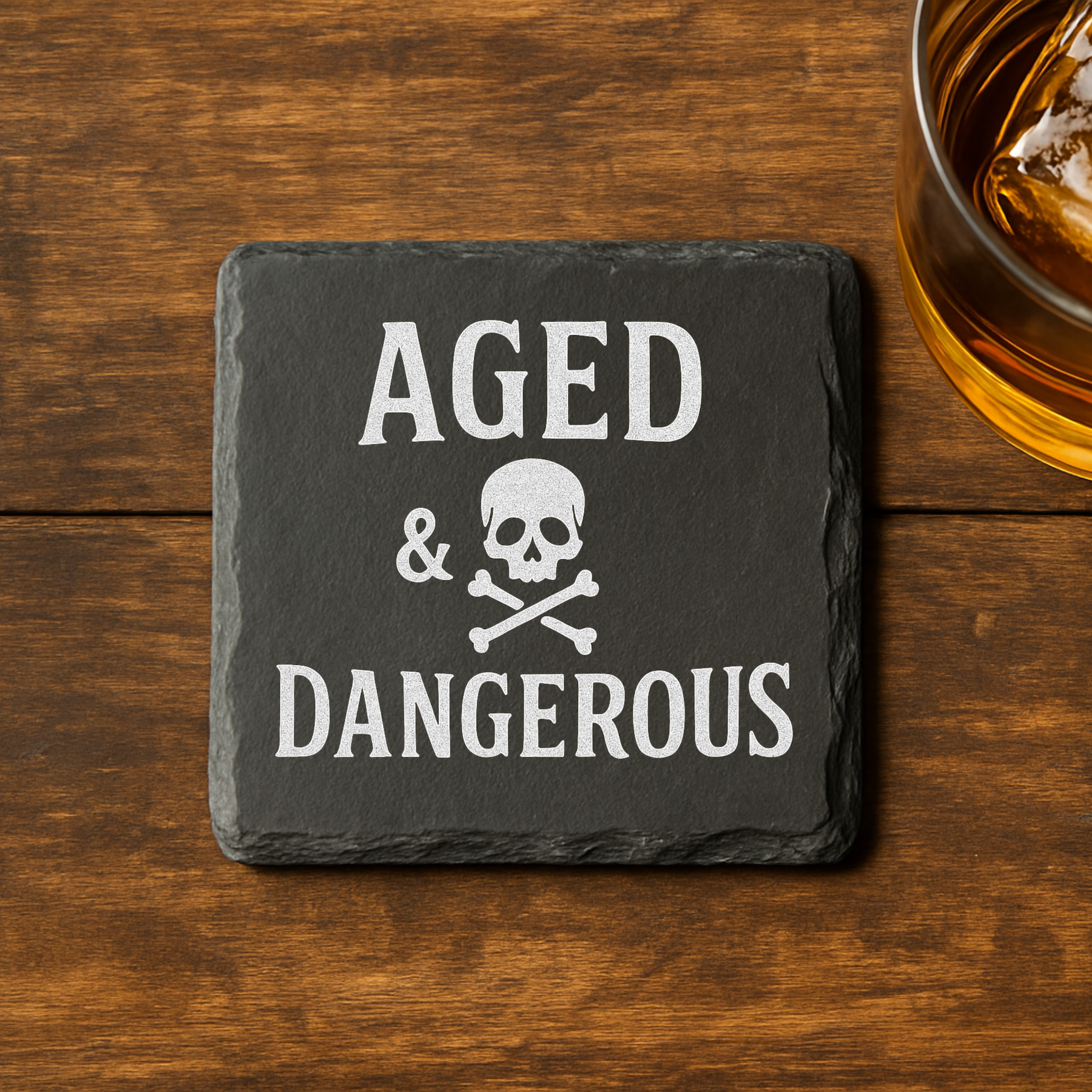 Whiskey Lover Coasters - Slate Coaster 4 Pack