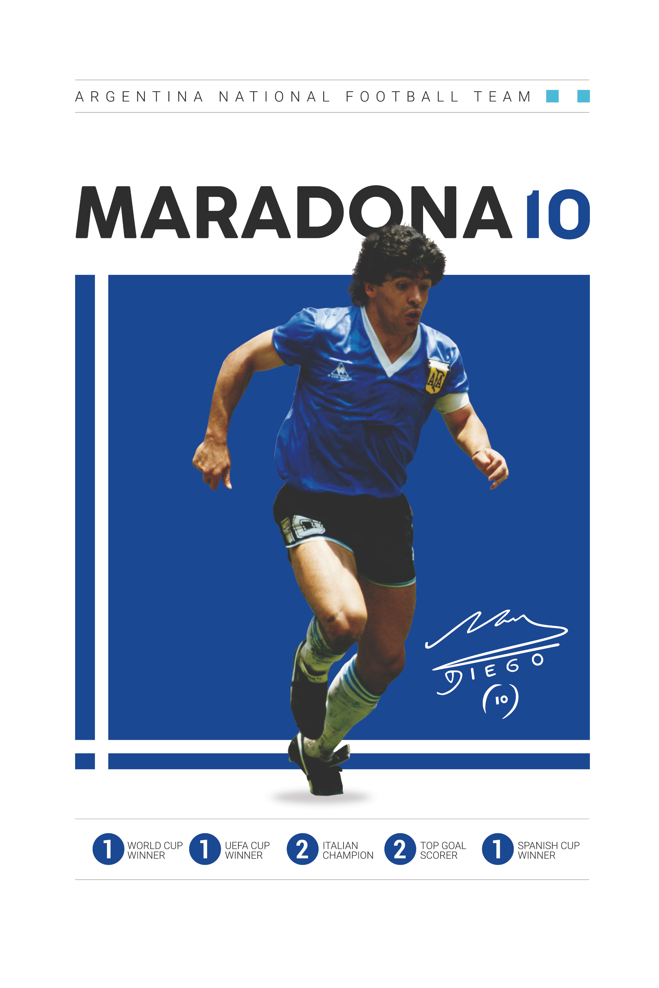 MARADONA - ARGENTINA - Premium Series