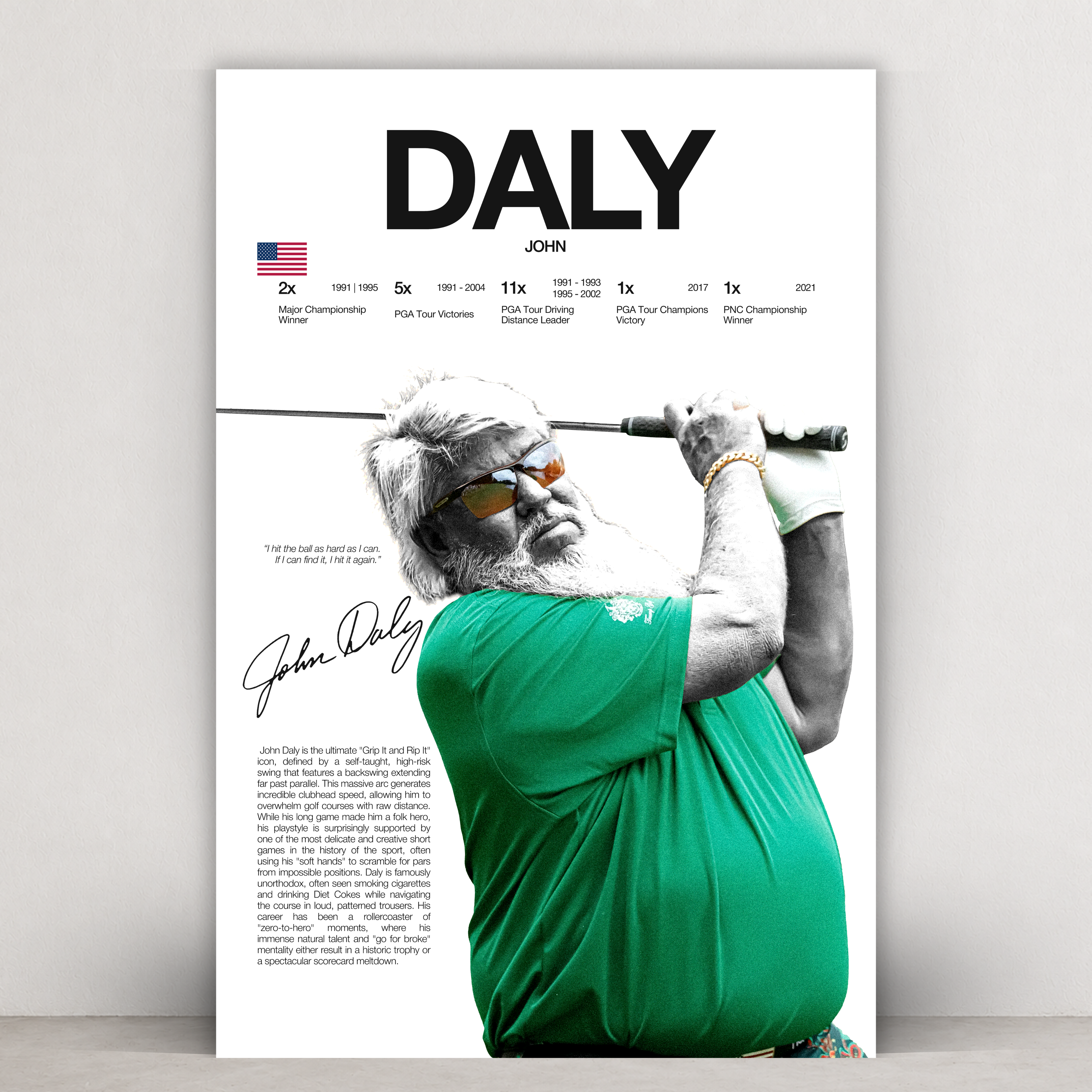 JOHN DALY - Hardline Series
