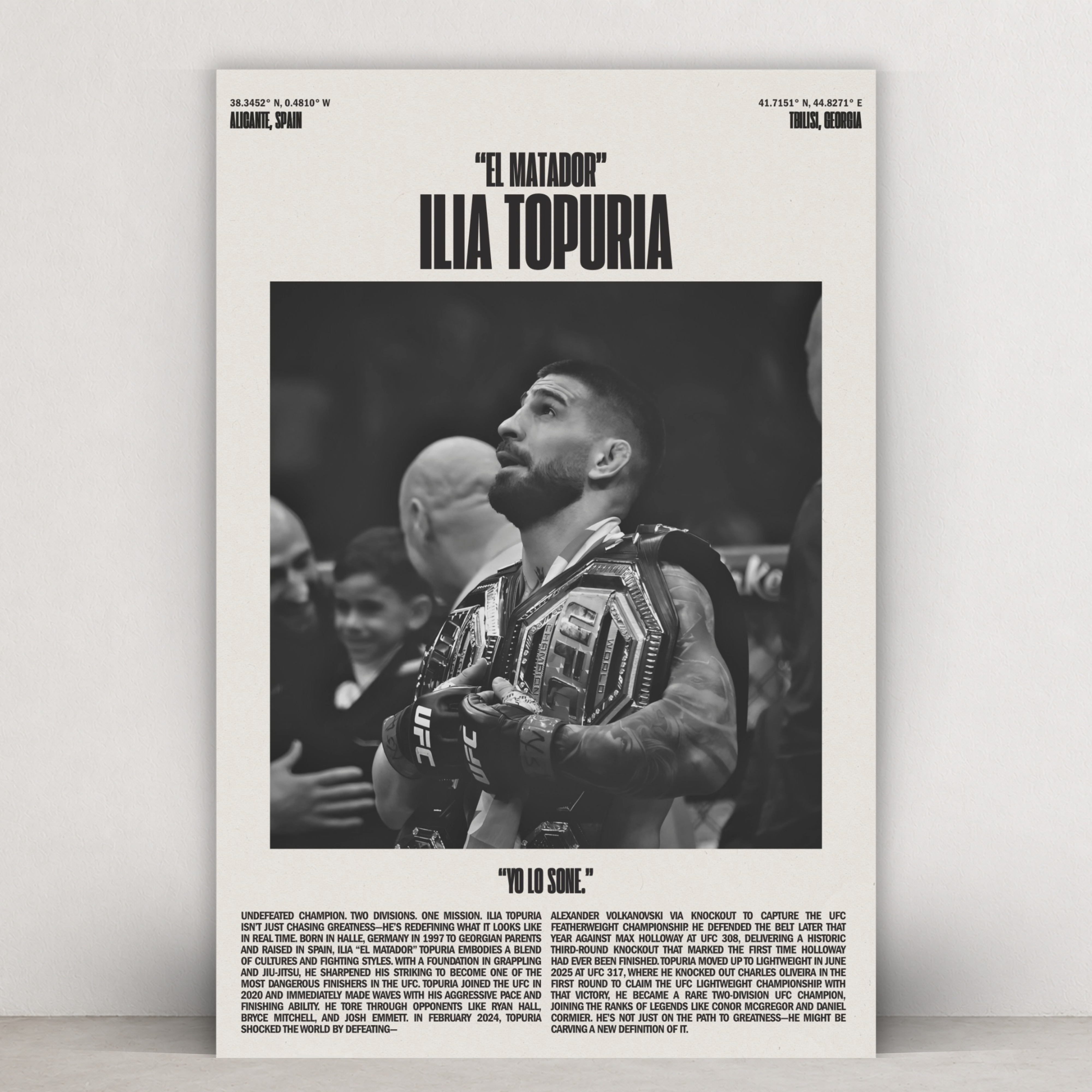 Ilia Topuria - EL MATADOR