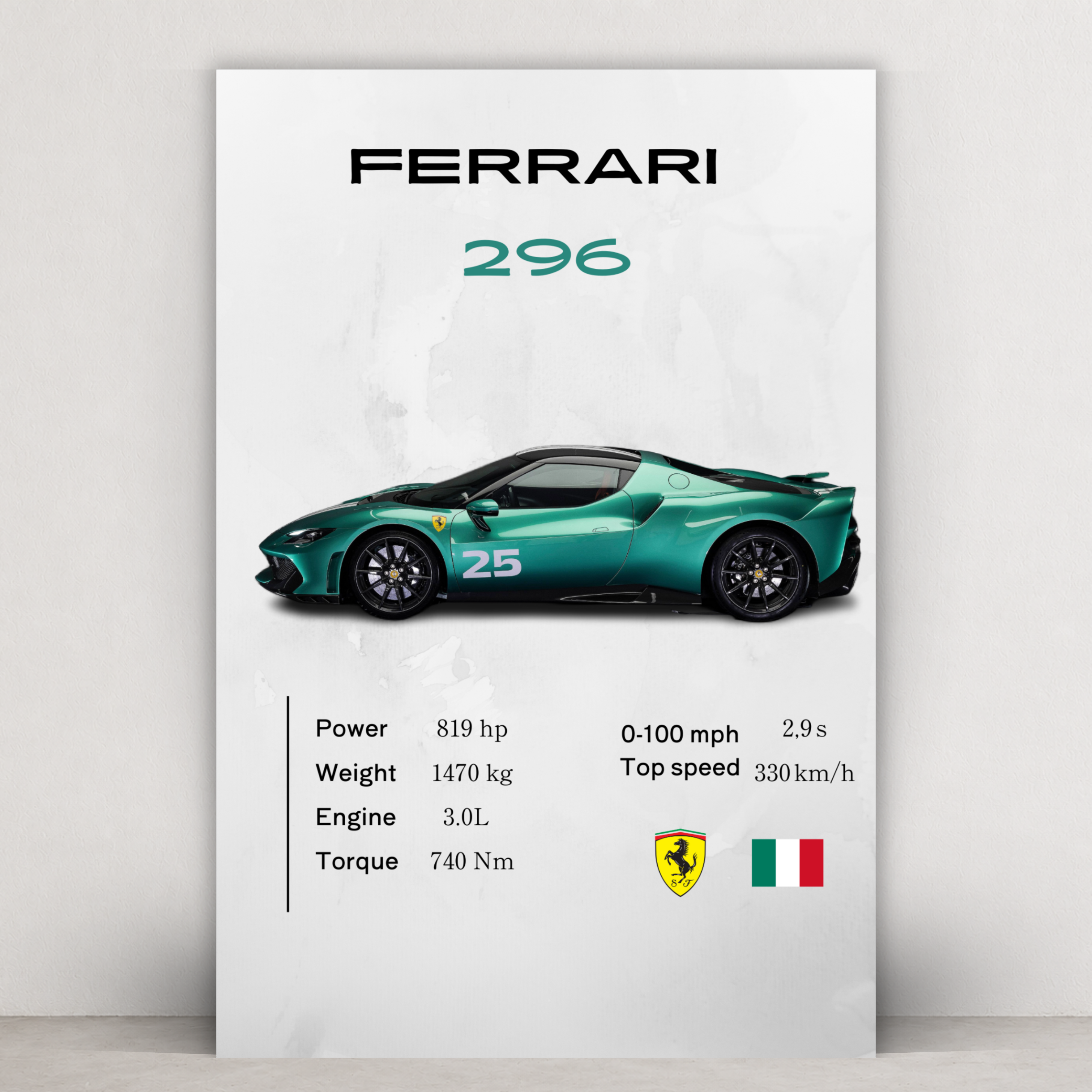 Ferrari 296 - Model Series