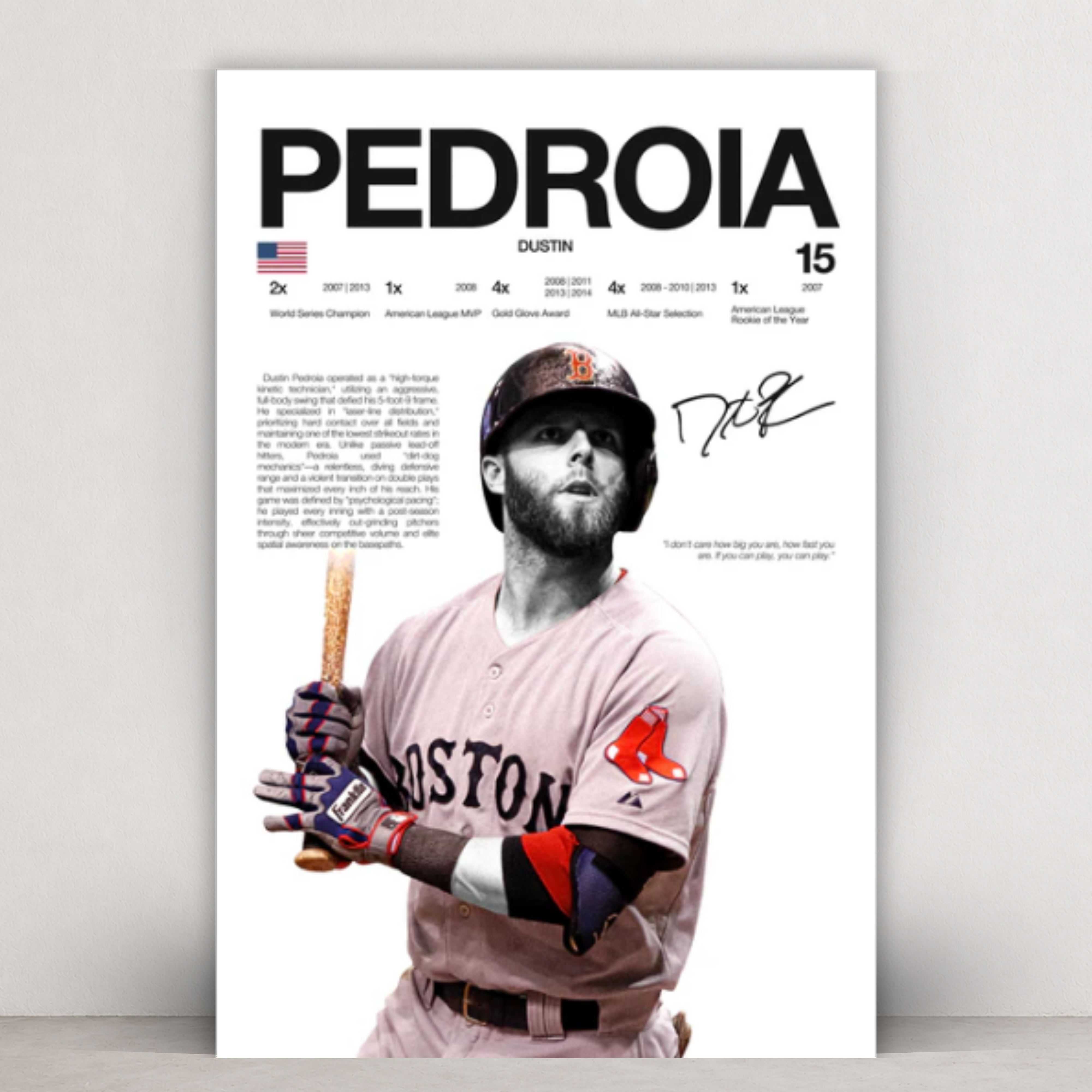 Dustin Pedroia - Hardline Series