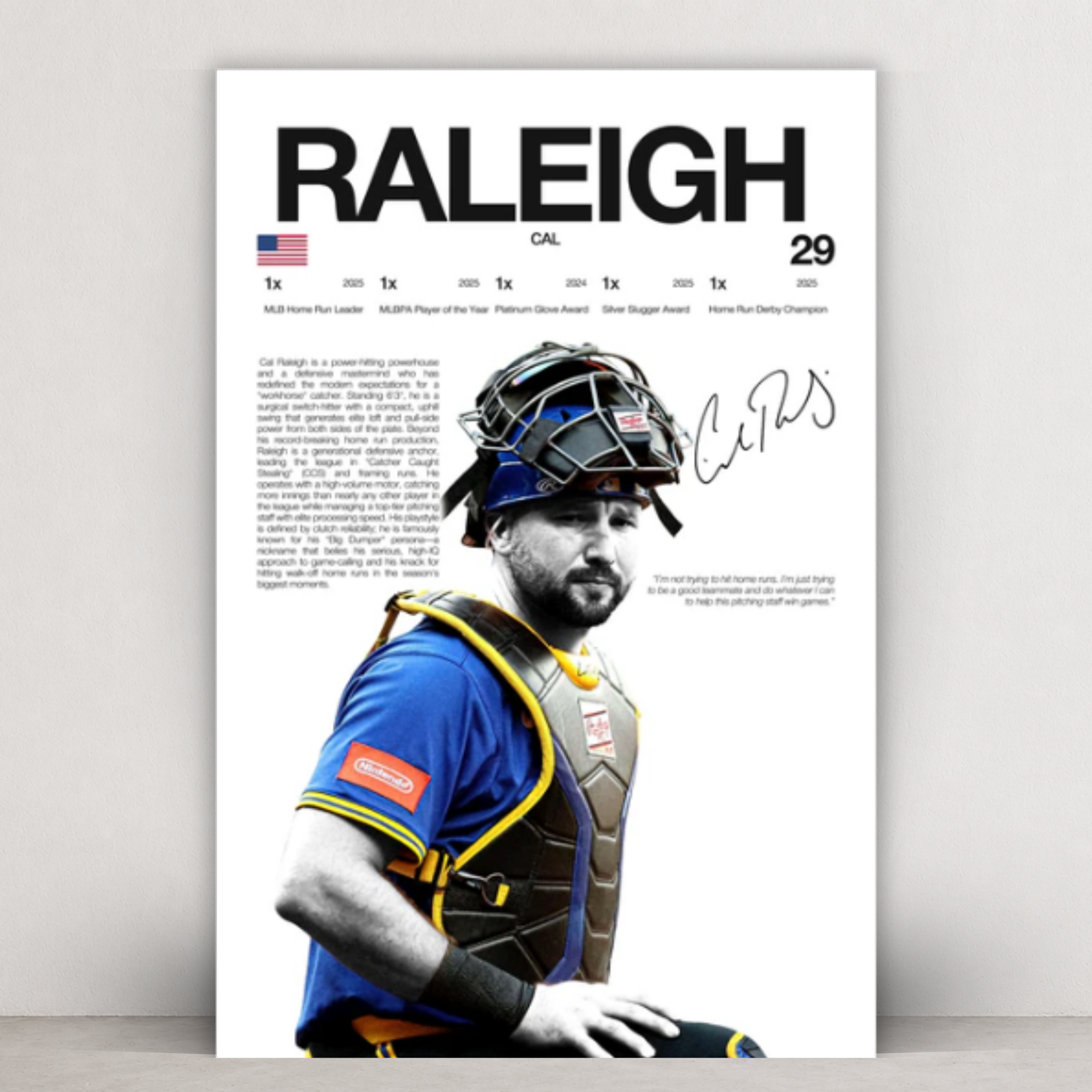 Cal Raleigh - Hardline Series