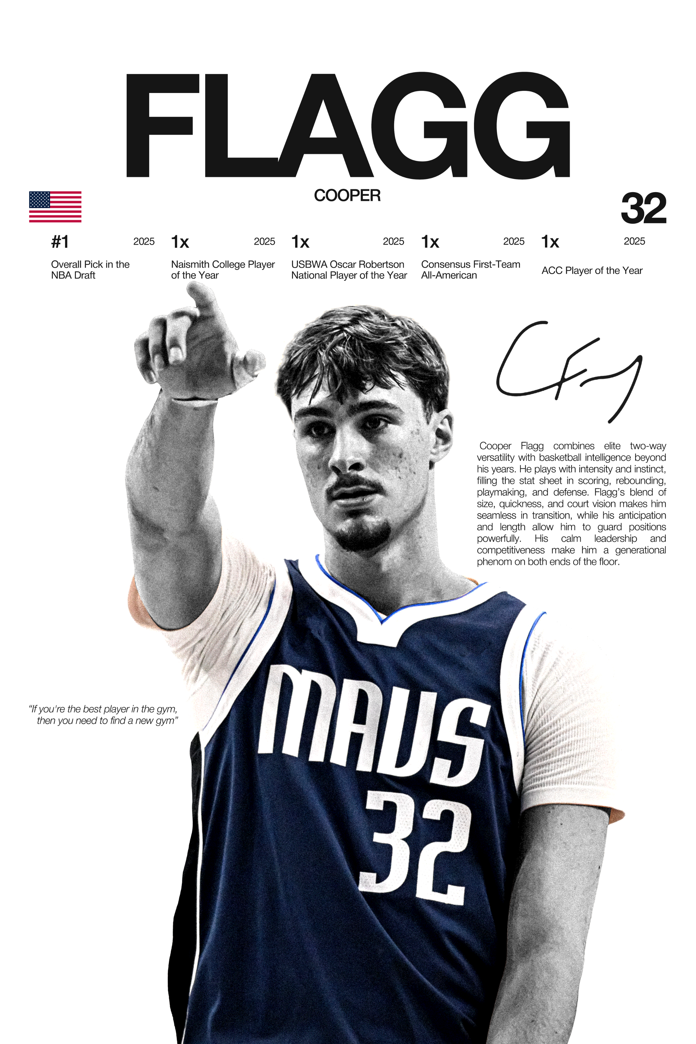 COOPER FLAGG - Hardline Series