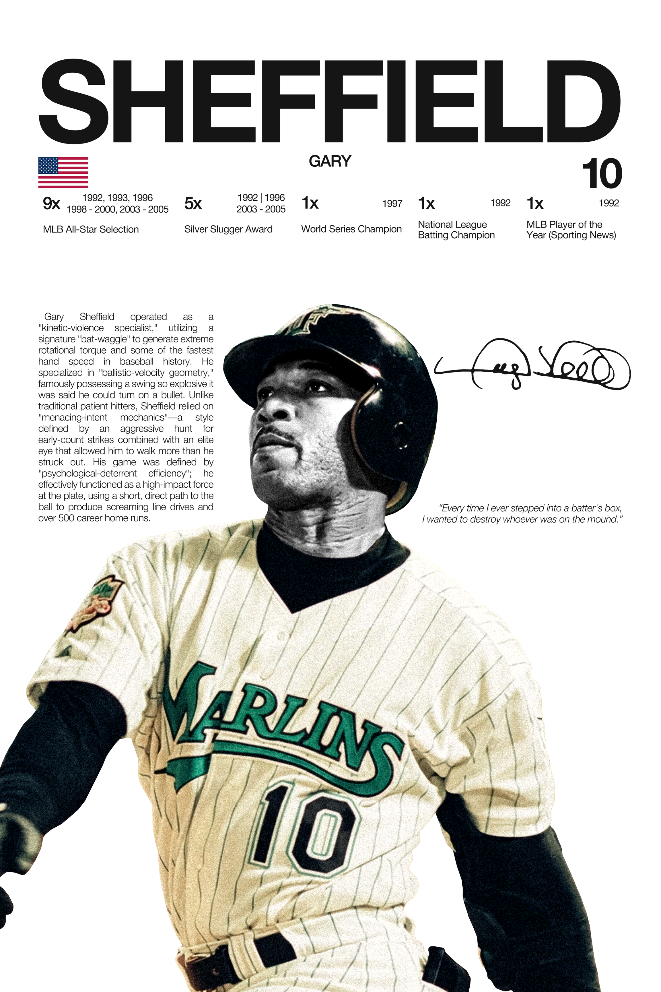Gary Sheffield - Hardline Series