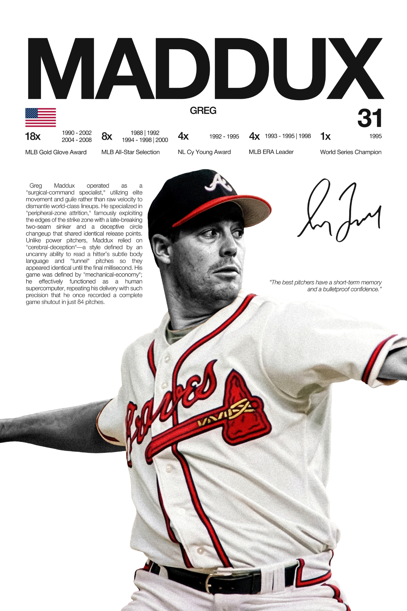 Greg Maddux - Hardline Series