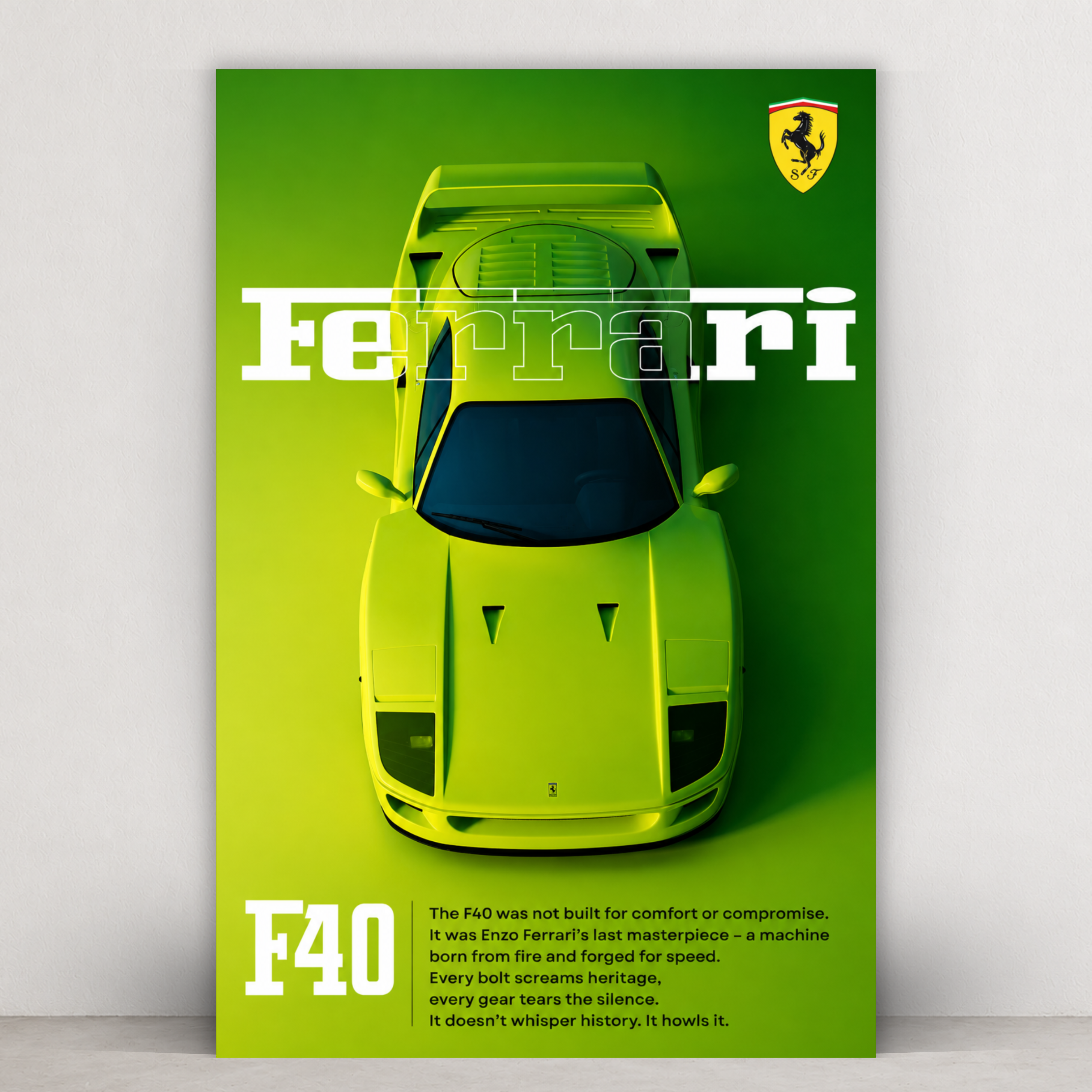 Ferrari F40 - Neon