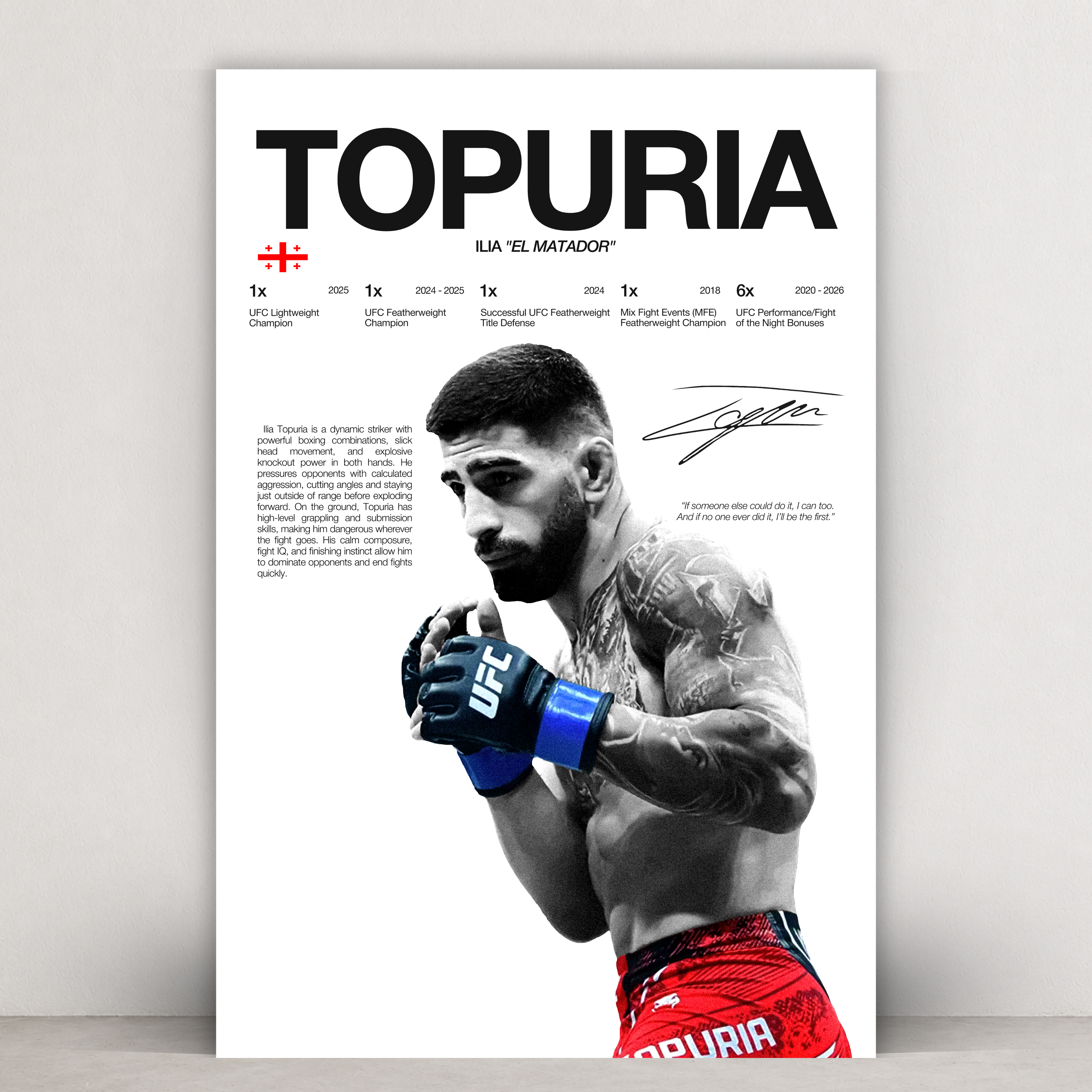 Ilia Topuria - Hardline Series
