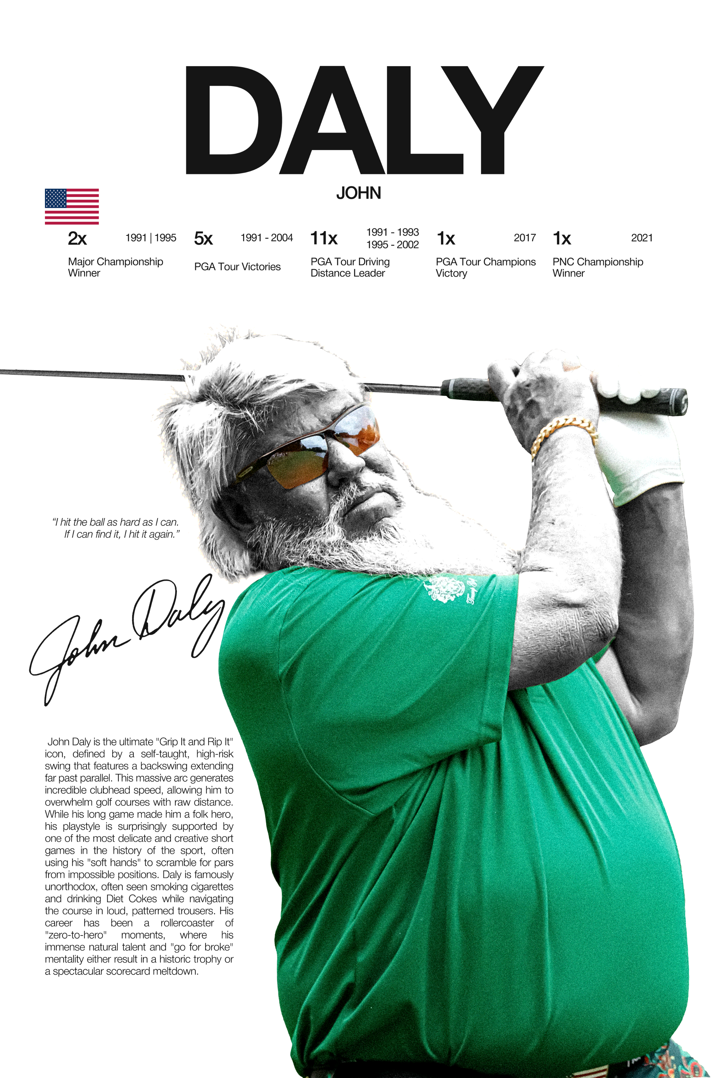 JOHN DALY - Hardline Series