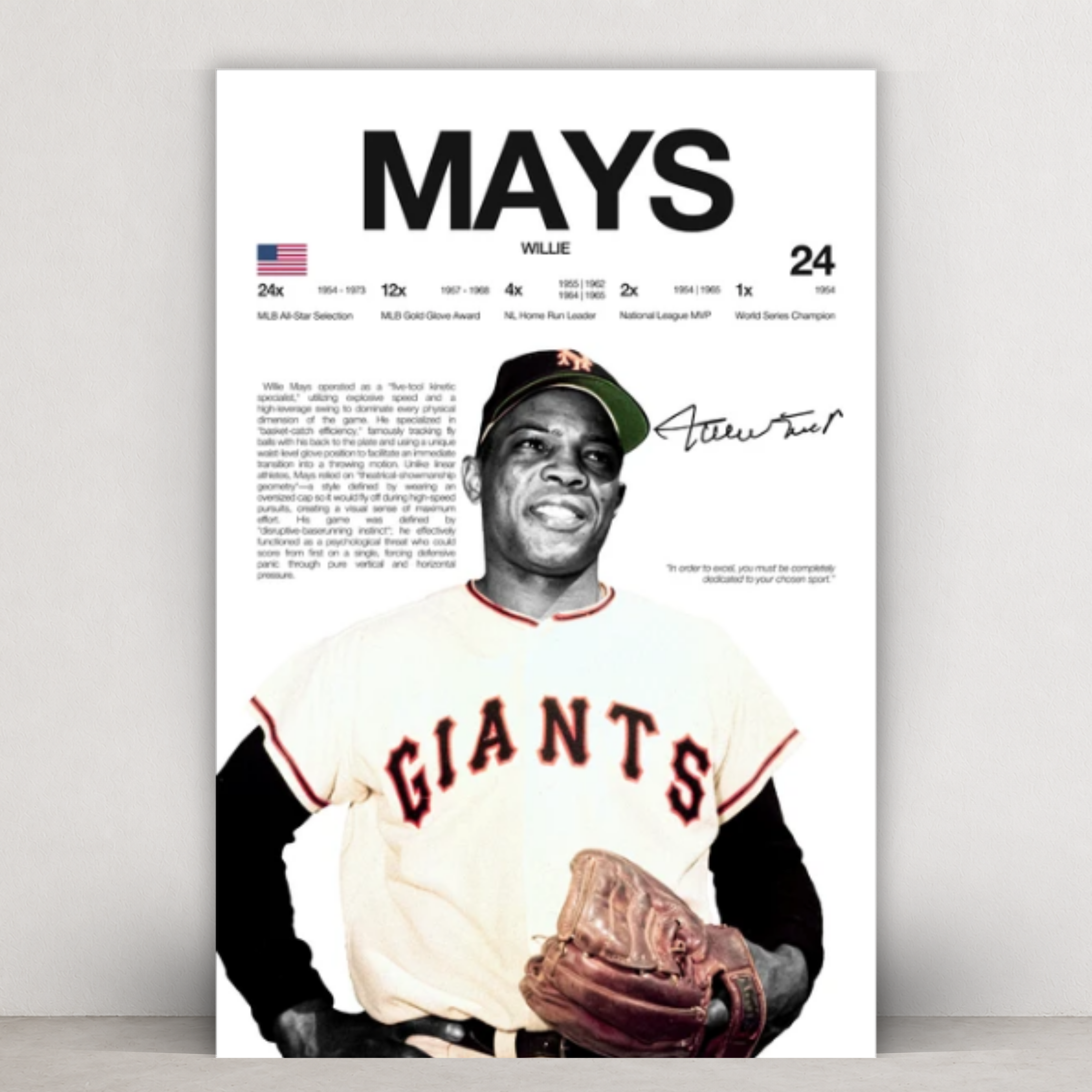Willie Mays - Hardline Series