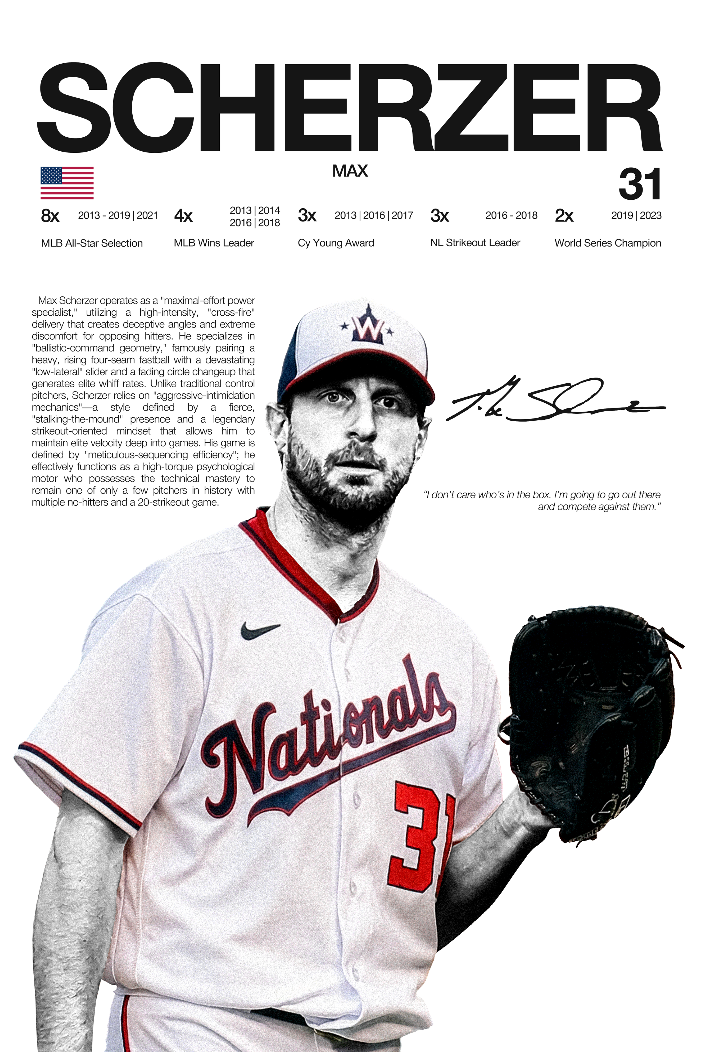 Max Scherzer- Hardline Series